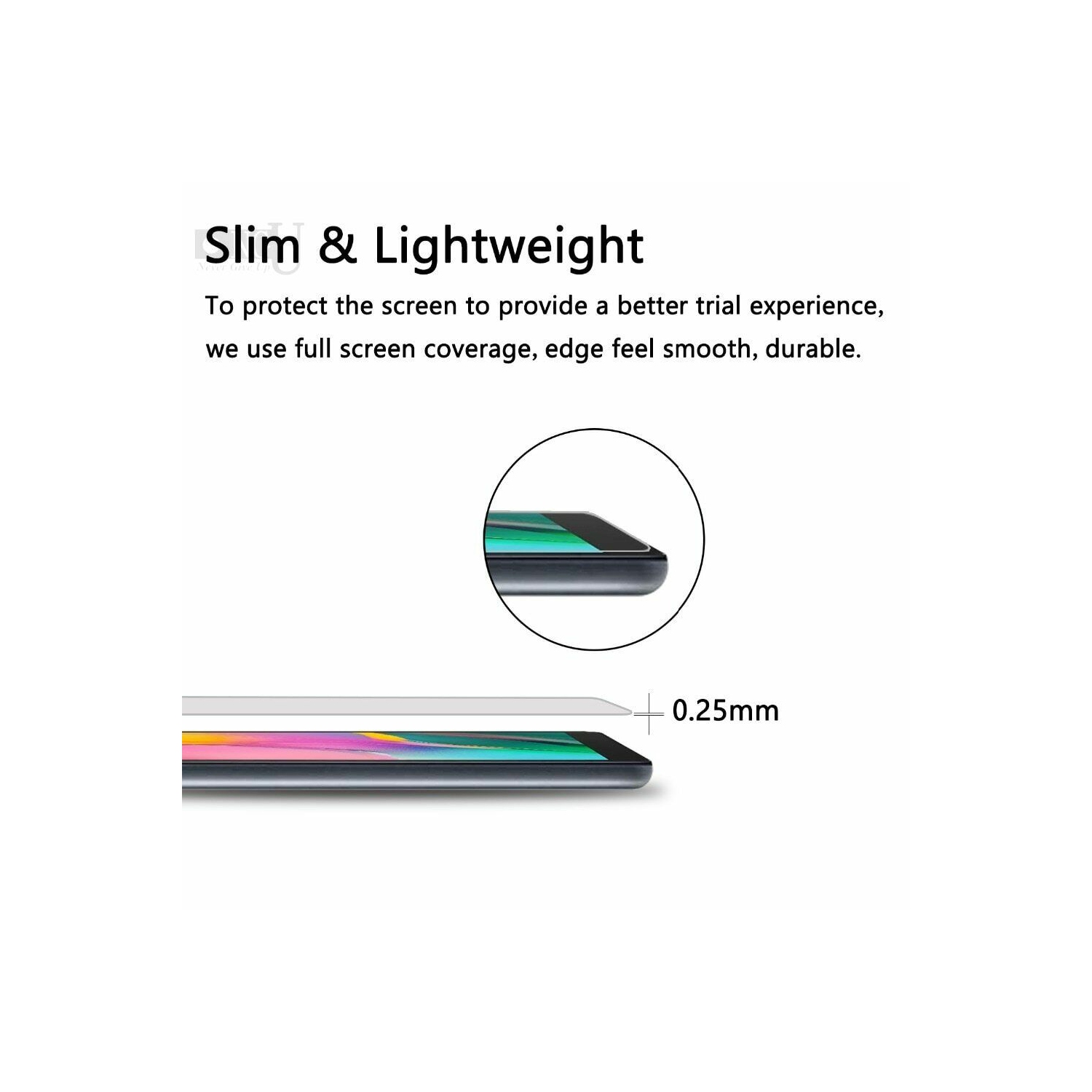 ( KeeGuard ) Protecteur d'écran en verre trempé pour Samsung Galaxy Tab A 8,4 pouces 2020 SM-T307