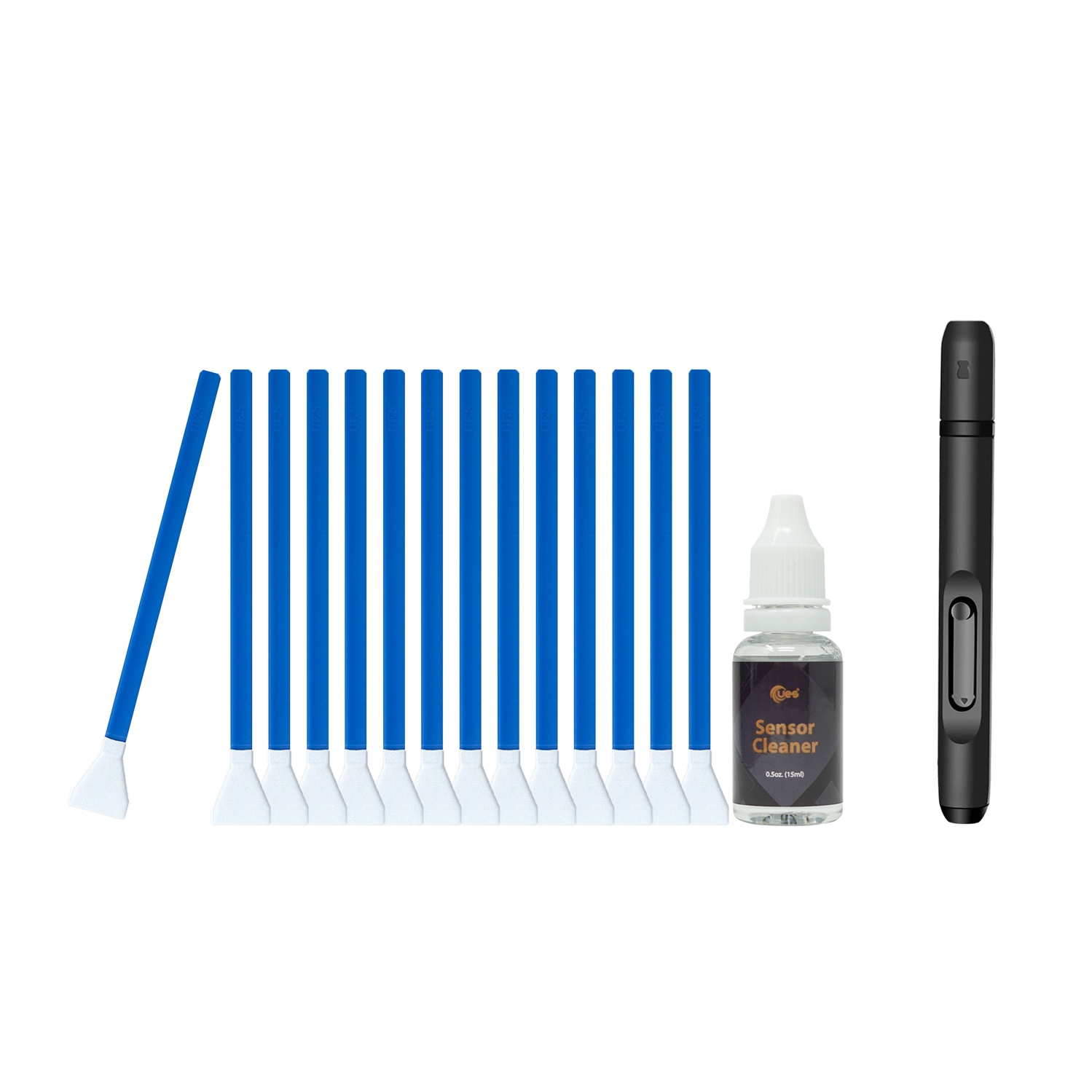 Peigne de nettoyage économique pour capteur et objectif UPS-C, nettoyant pour capteur 15&nbsp;ml et 1 stylos de nettoyage pour lentilles