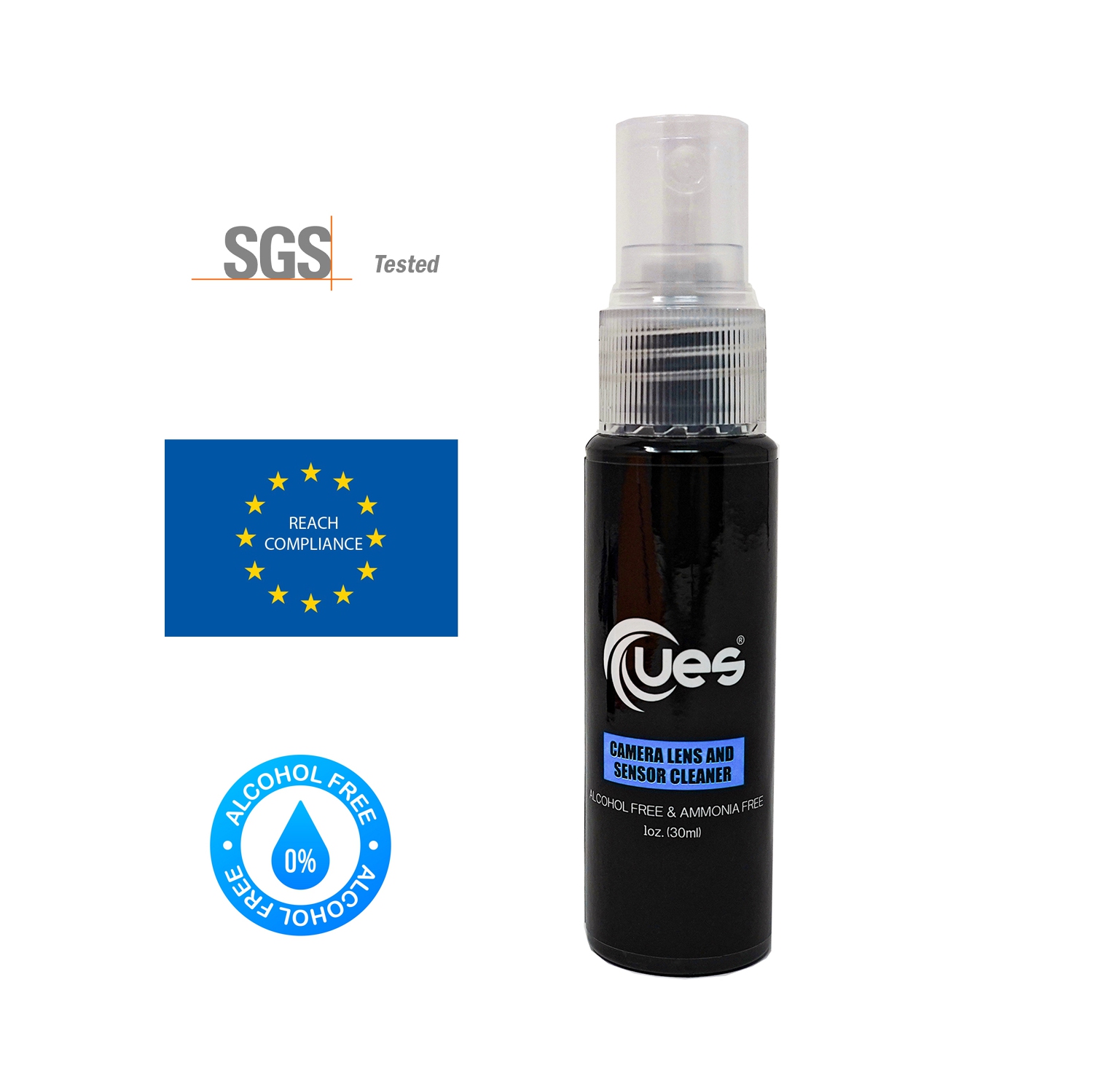 UES DSLR Camera Sensor and Lens Cleaning Travel Kit: Full-Frame Sensor Cleaning Swab, Cleaner, Air Blower, Microfiber Cloth, Lens Cleaning Pen, Lens