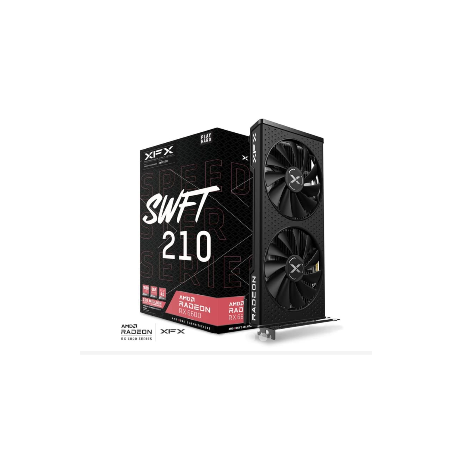 XFX SPEEDSTER SWFT 210 Radeon RX 6600 CORE 8GB Graphics Card