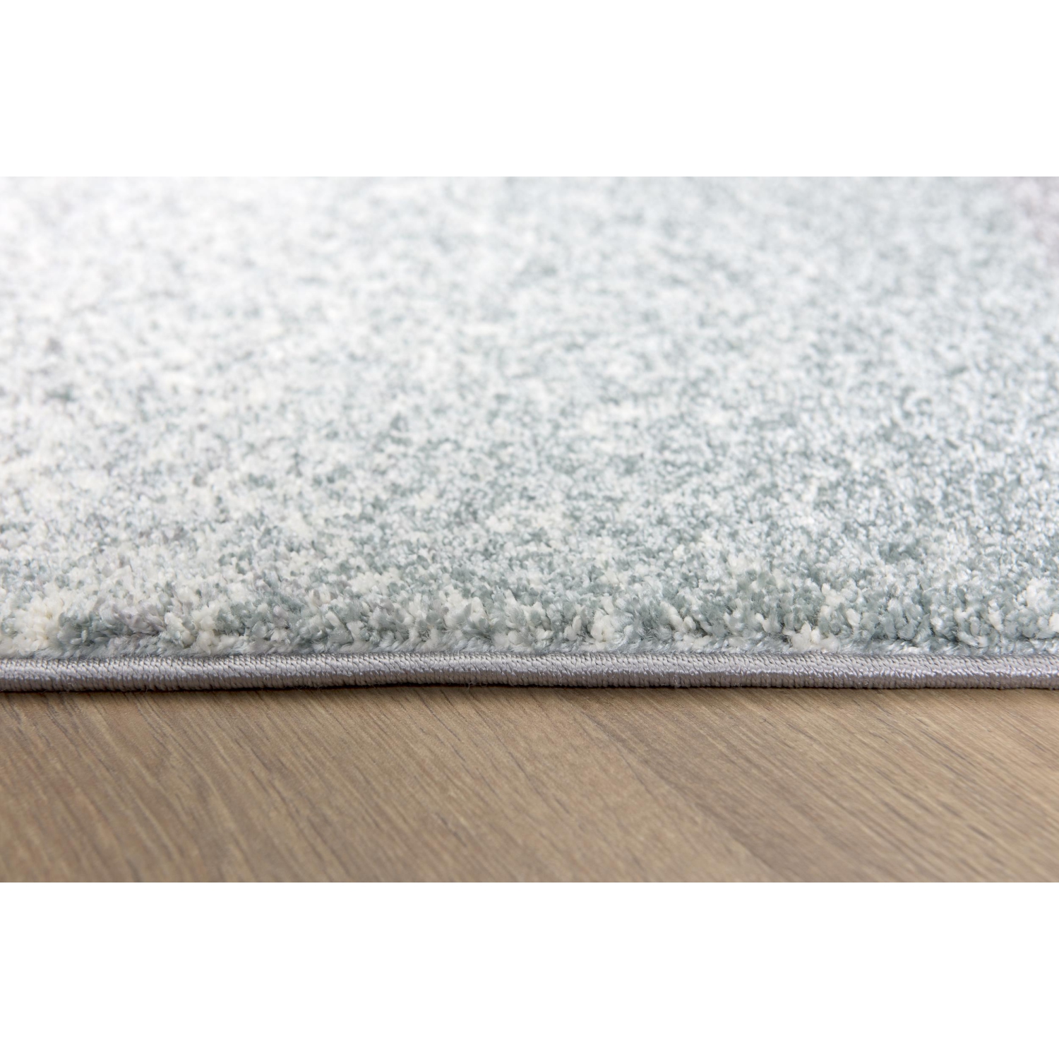 Tapis d'intérieur contemporain abstrait Riwaq blanc/gris