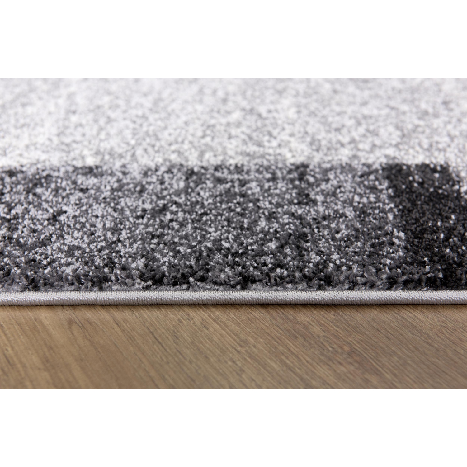 Rug Branch Wasl Contemporary Geometric Grey/Black Indoor Area Rug