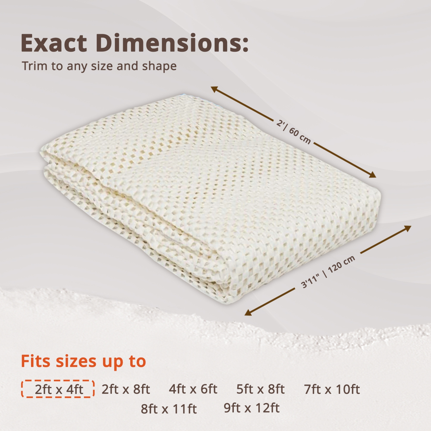 Tapis antidérapant de qualité supérieure, branche, intérieur/extérieur