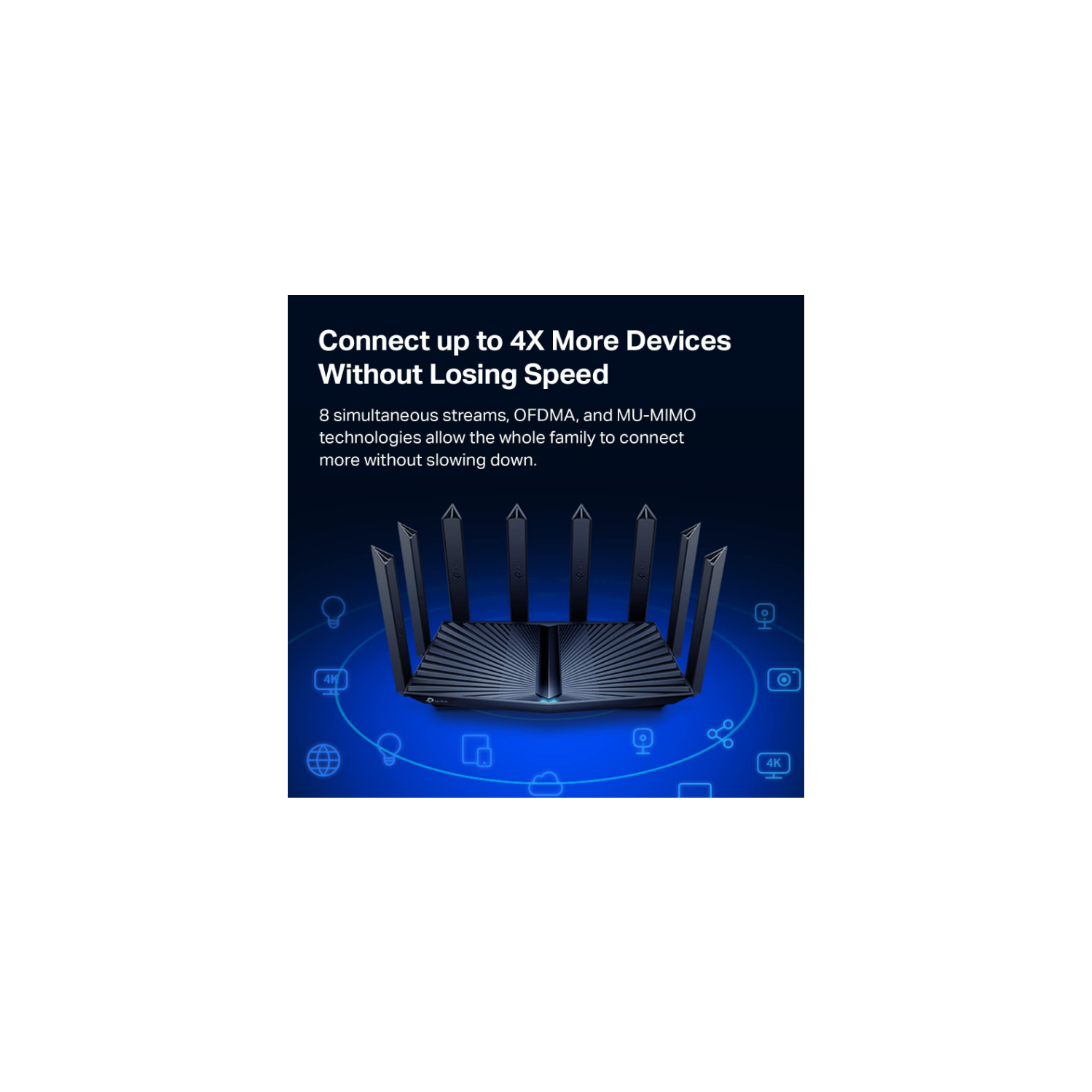 TP-Link AX6600 WiFi 6 Router - Routeur Internet sans fil Gigabit tri-bande, port 2,5 Gbps, routeur AX haut débit pour les jeux, routeur intelligent