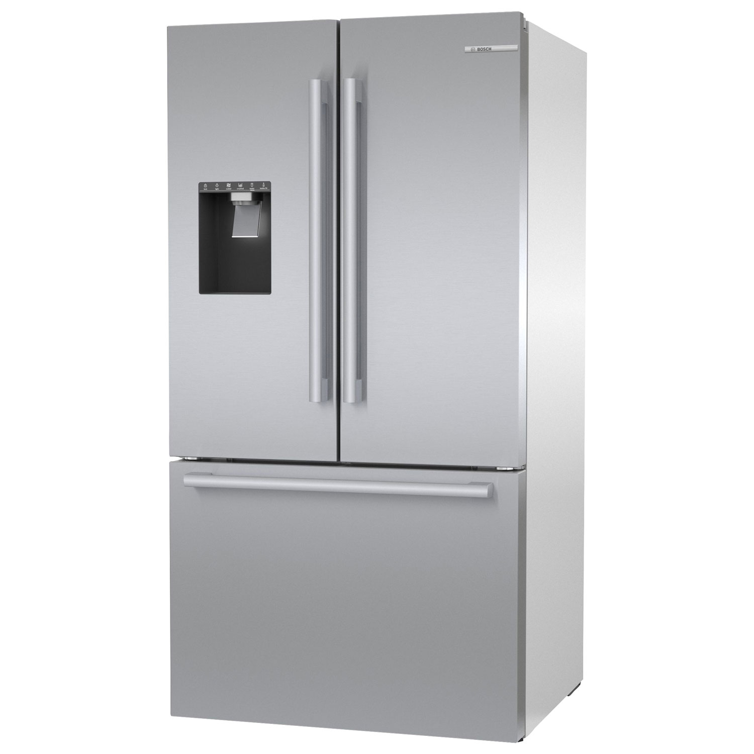 Bosch 36" 26 Cu. Ft. French Door Refrigerator with Water & Ice Dispenser - Stainless Steel