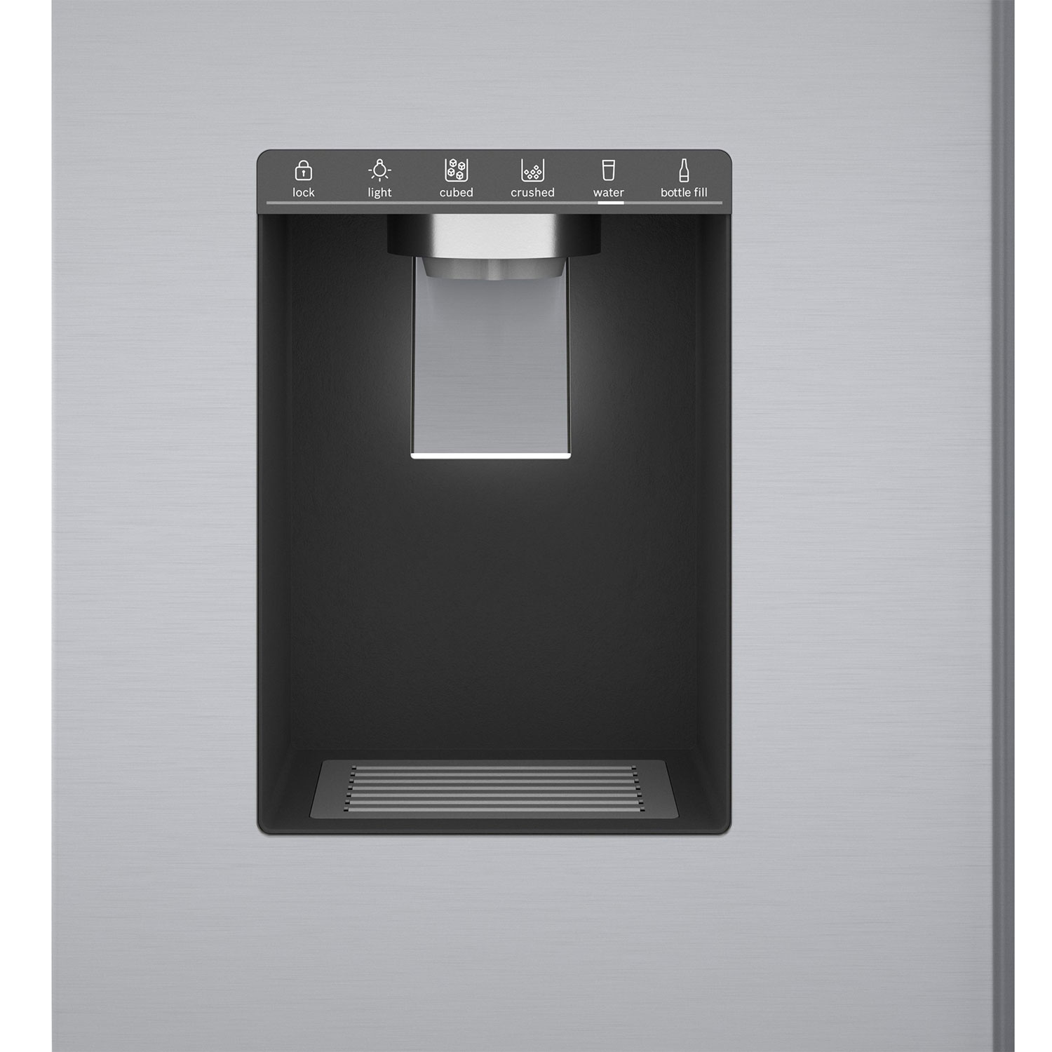 Bosch 36" 26 Cu. Ft. French Door Refrigerator with Water & Ice Dispenser - Stainless Steel