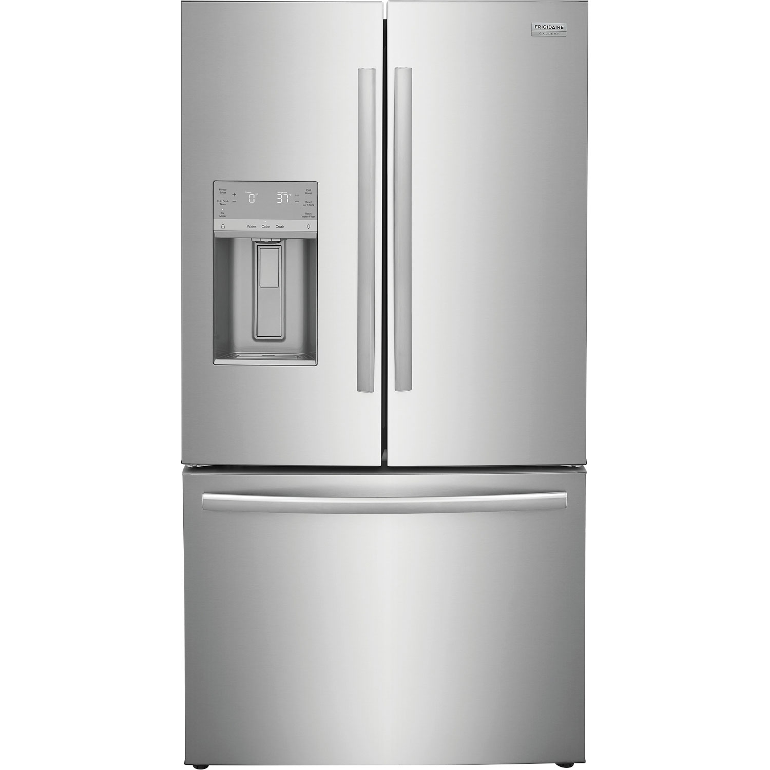 Frigidaire Gallery 36" French Door Refrigerator w/ Water/Ice Dispenser -Stainless Steel
