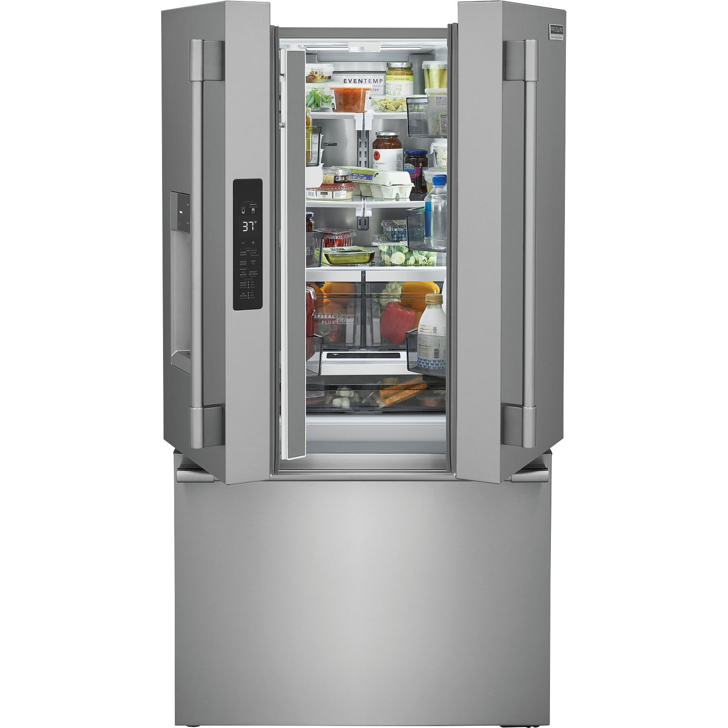 Frigidaire Pro 36" French Door Refrigerator w/ Water & Ice Dispenser -Stainless Steel