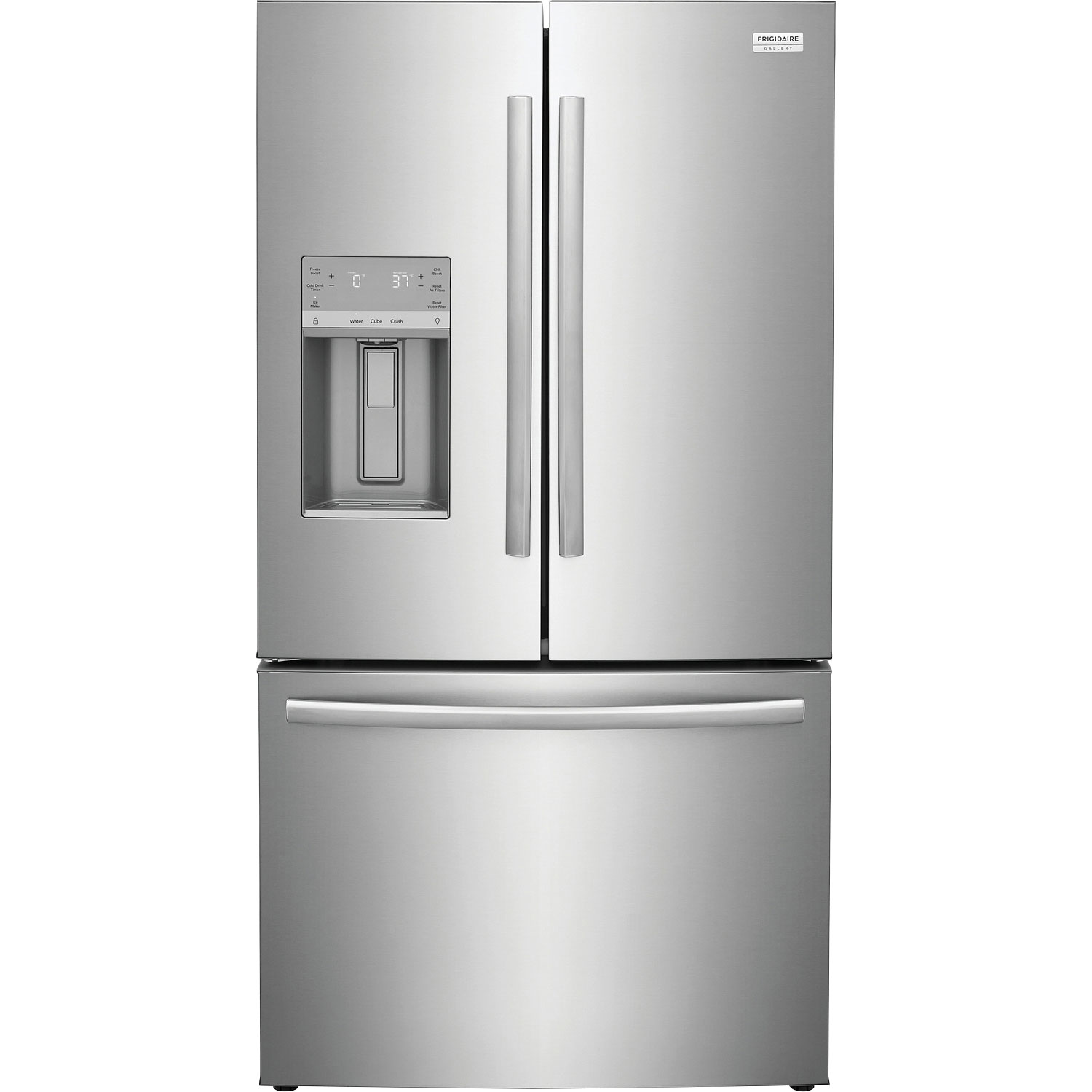 Frigidaire Gallery 36" French Door Refrigerator w/ Water/Ice Dispenser -Stainless Steel