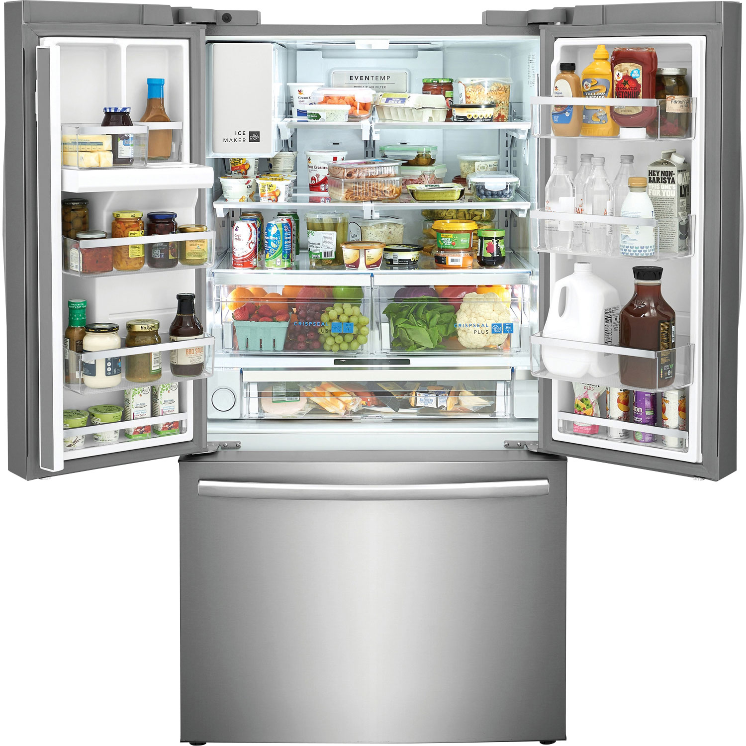 Frigidaire Gallery 36" French Door Refrigerator w/ Water/Ice Dispenser -Stainless Steel
