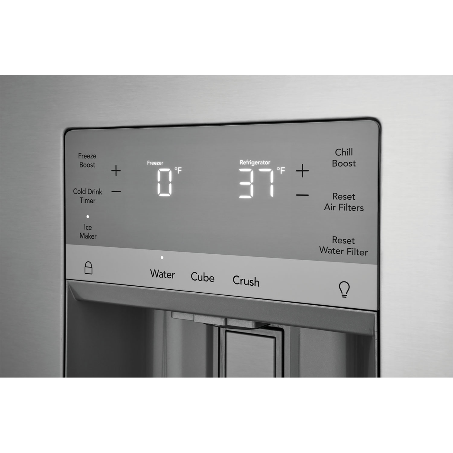 Frigidaire Gallery 36" French Door Refrigerator w/ Water/Ice Dispenser -Stainless Steel