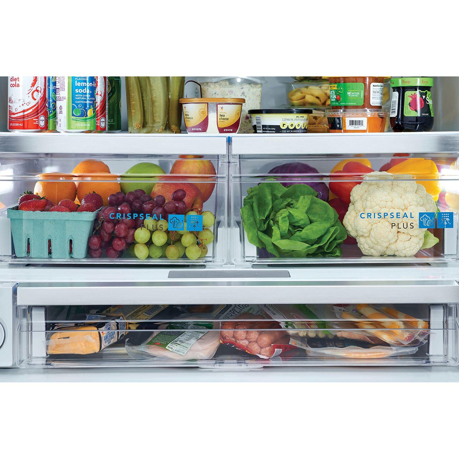 Frigidaire Gallery 36" French Door Refrigerator w/ Water/Ice Dispenser -Stainless Steel