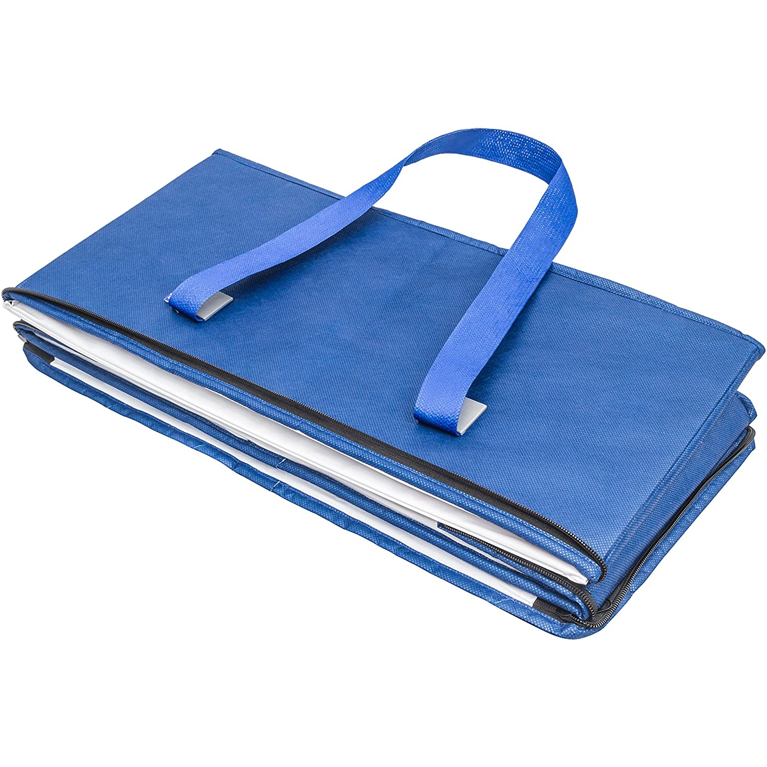 Planet E Reusable Grocery Shopping Bags – Trunk Size Extra Large Collapsible Insulated Zippered Coolers with Reinforced Bottoms Made of Recycled