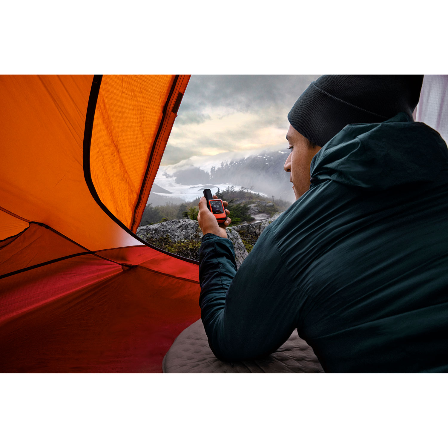 GPS de plein air InReach Mini 2 de Garmin - Rouge