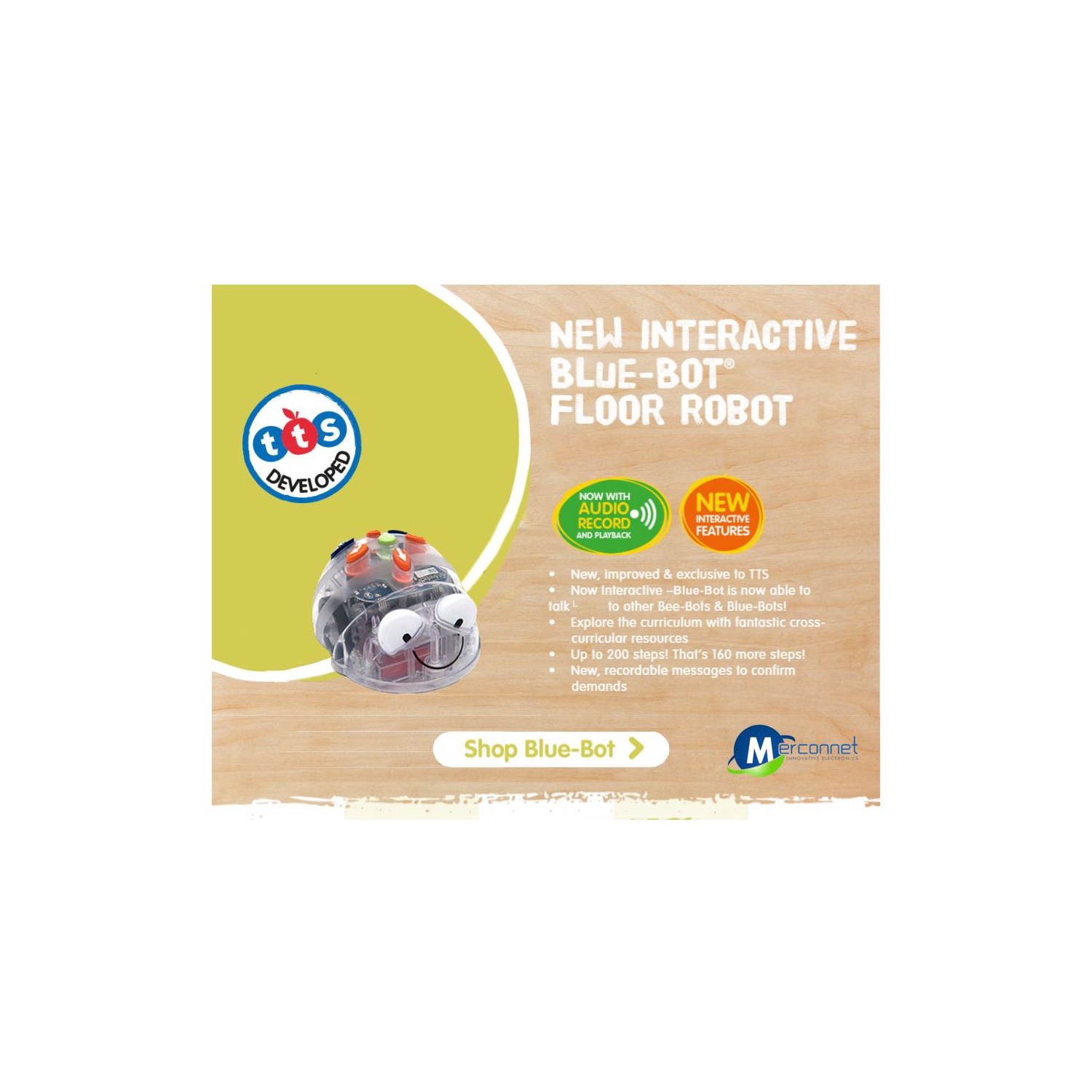 Blue-Bot Programmable Toy Robot - Bluetooth Coding Robot - Interactive STEM Learning for Kids Ages 3+ | See & Say T10082