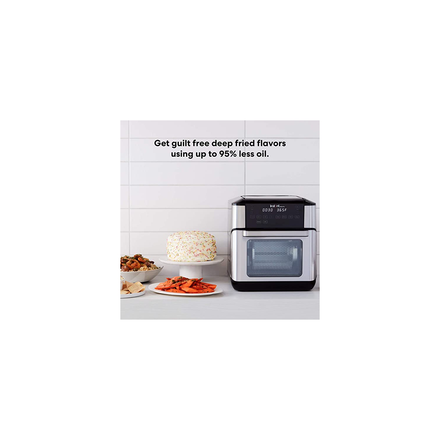Instant Vortex Pro 9-in-1 Air Fryer, 10 Quart, Air Fry, Roast, Toast, Broil, Bake, Reheat, Dehydrate, Proof & Rotisserie