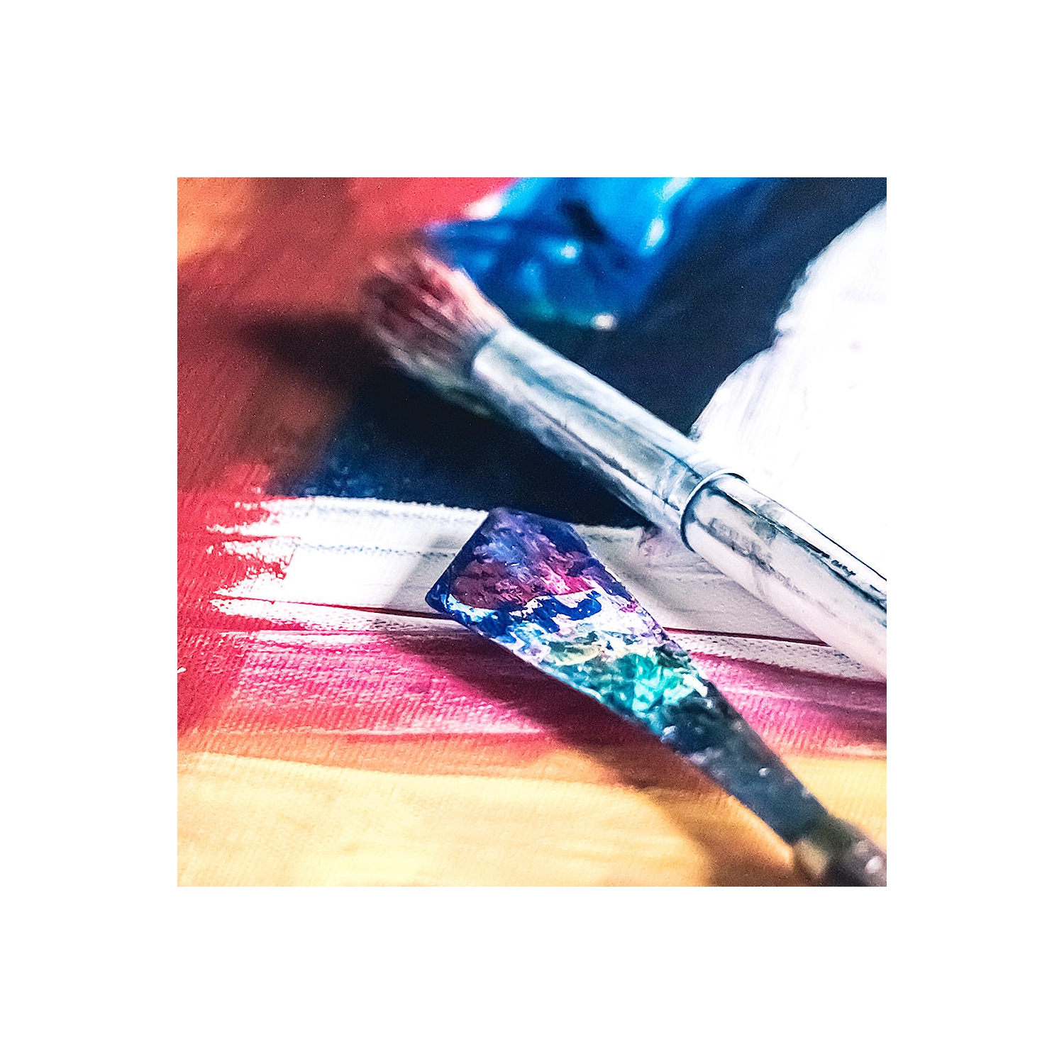 Students, Beginners, Professionals Painting Stretched Blank Canvas, White, 100% Cotton, 8/Pack - Moustache® - 16" x 20"