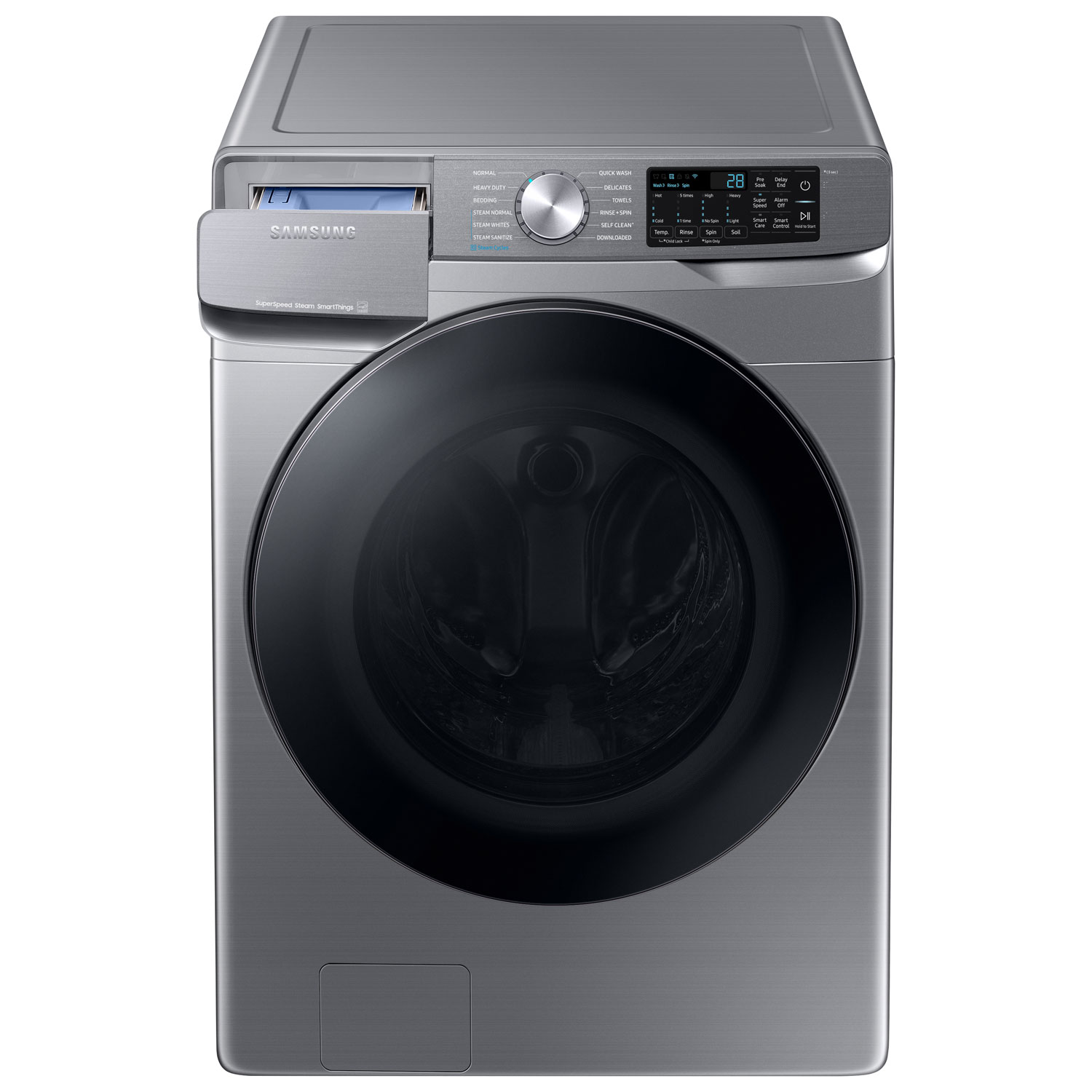 Samsung 5.2 Cu. Ft. High Efficiency Front Load Steam Washer - Platinum