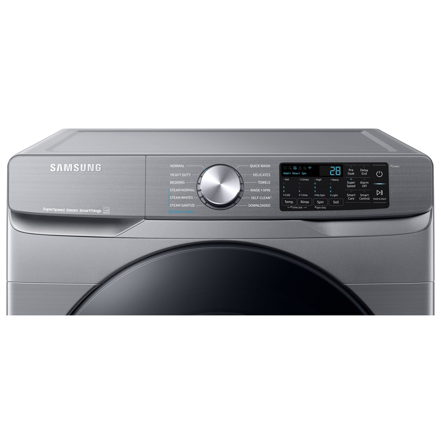 Samsung 5.2 Cu. Ft. High Efficiency Front Load Steam Washer - Platinum