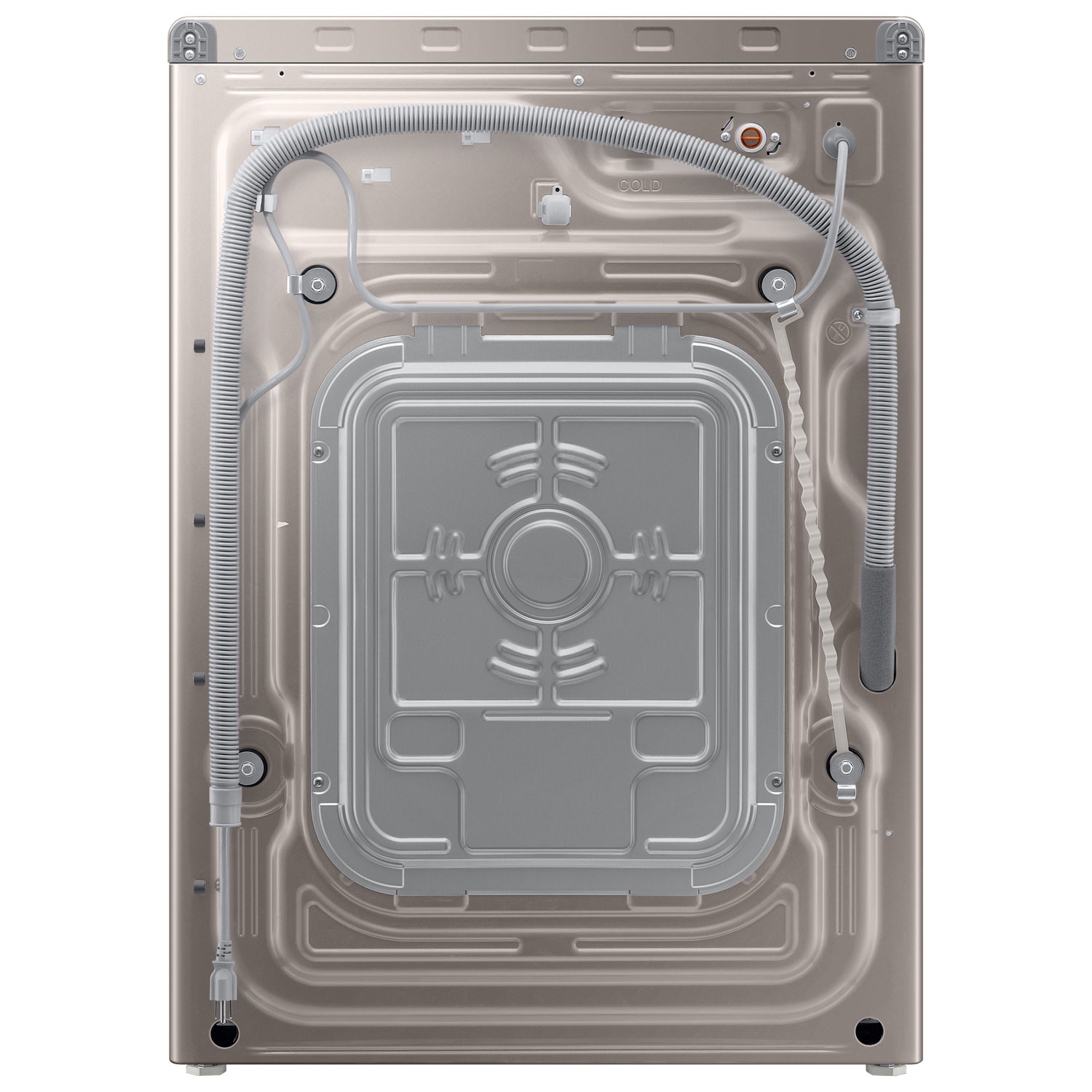 Laveuse à vapeur à chargement frontal haute efficacité de 5,2 pi³ de Samsung - Champagne