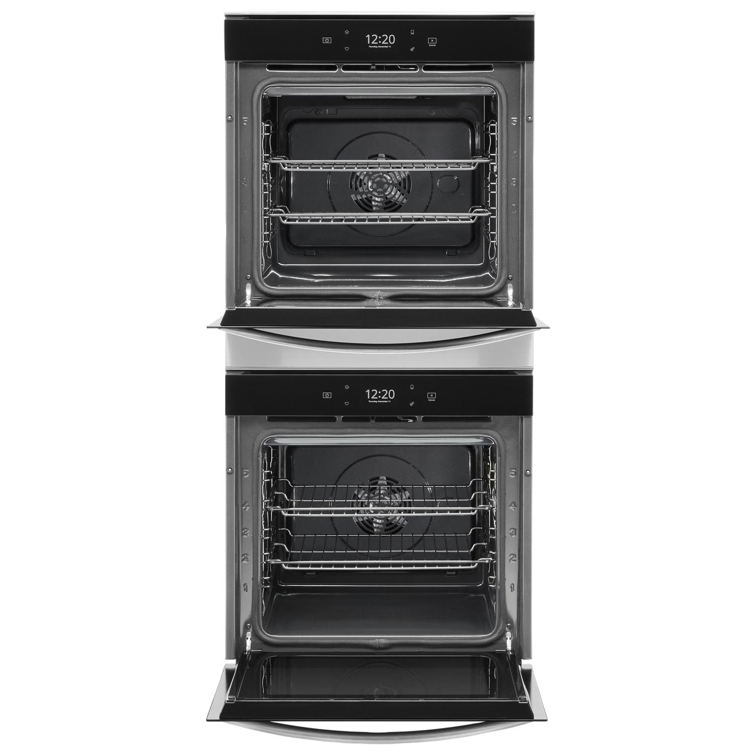 Whirlpool 23" 5.80 Cu. Ft. Double True Convection Electric Wall Oven - Fingerprint Resistant Stainless Steel