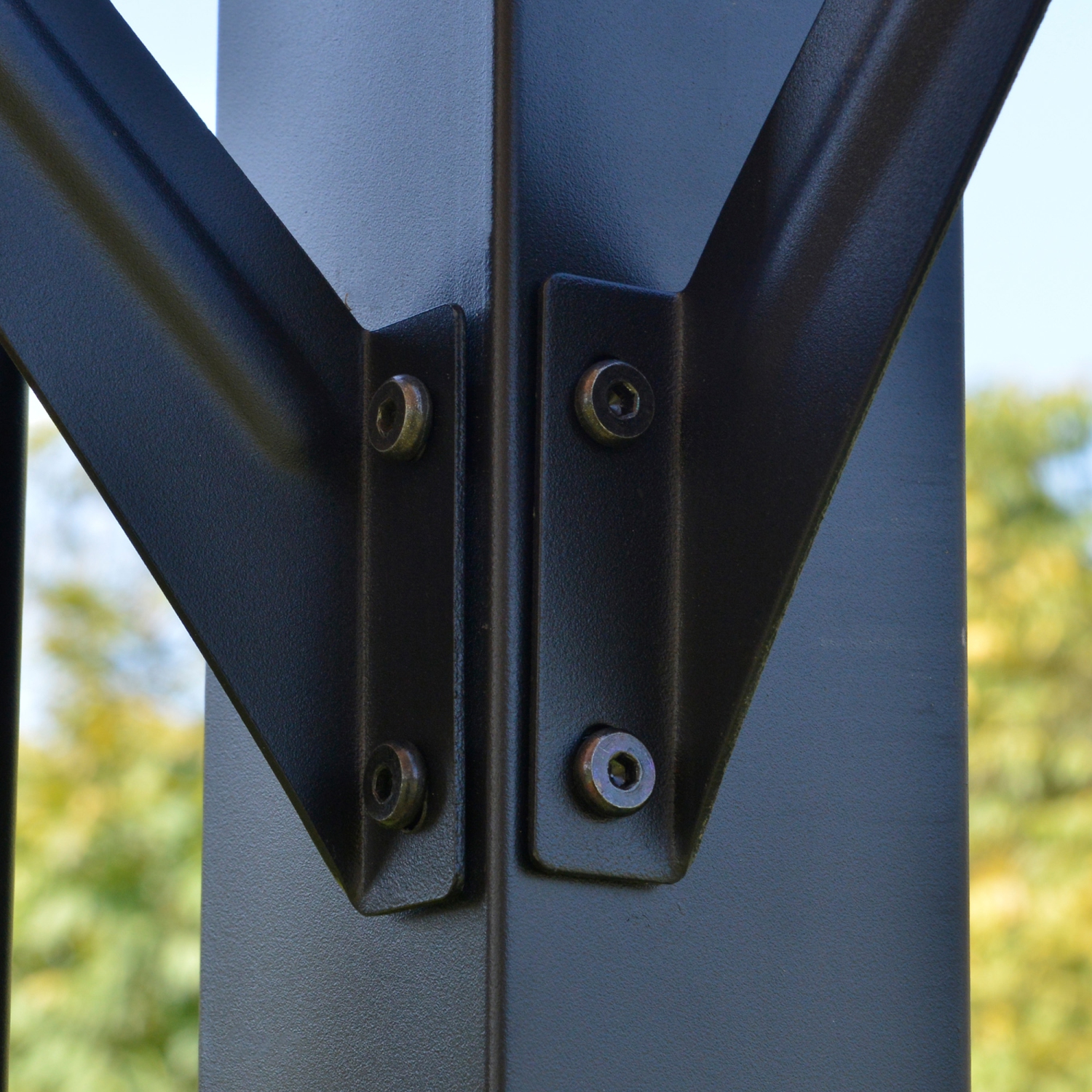 Toit de pergola rétractable de 10 x 12 pi d’Outsunny, abri de jardin avec auvent et cadre en acier, pour cour, jardin, patio, terrasse, Beige