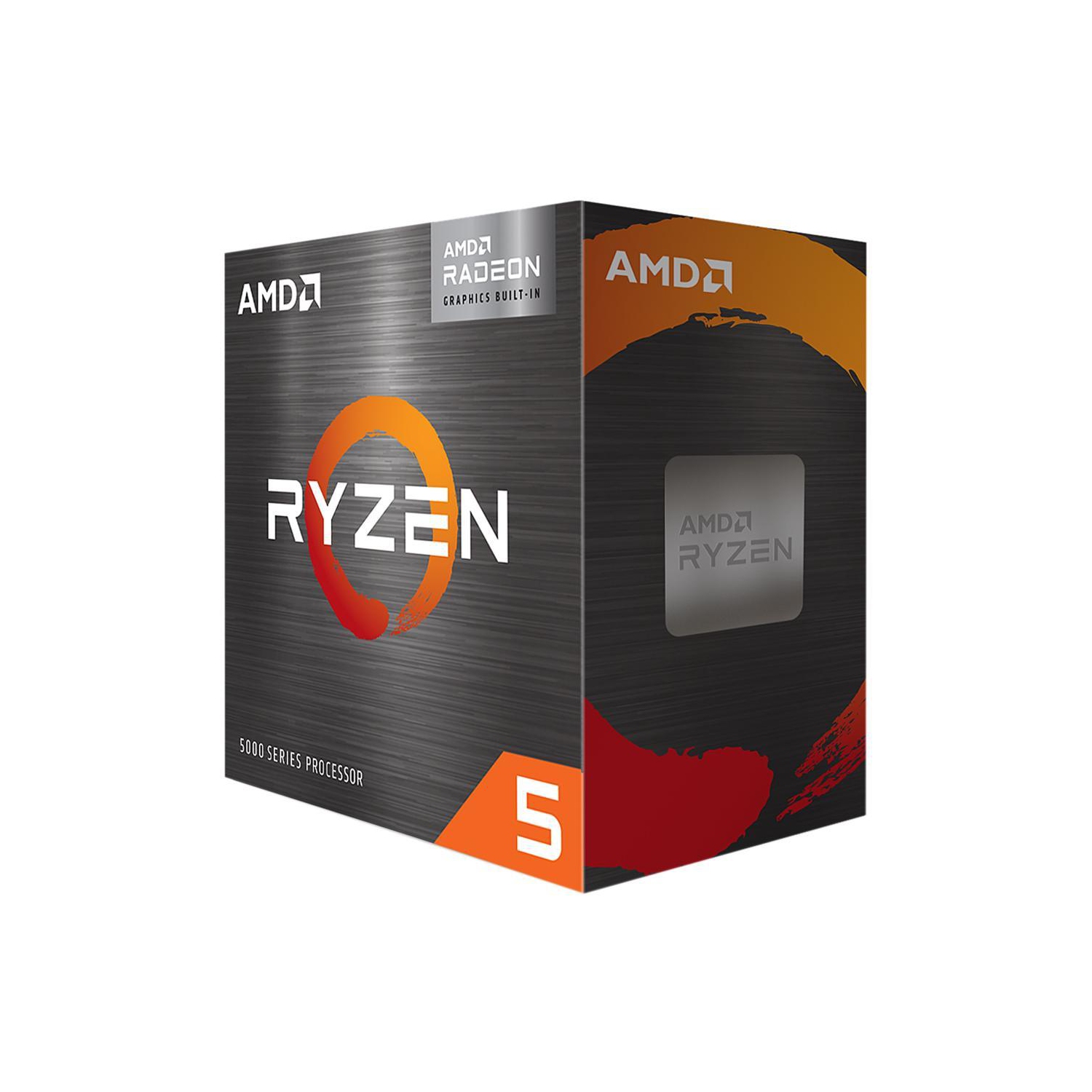 AMD Ryzen 5 5600G 6-Core/12-Thread 7nm Processor - Socket AM4 3.9GHz/ 4.4GHz Radeon Graphics Wraith Stealth Cooler