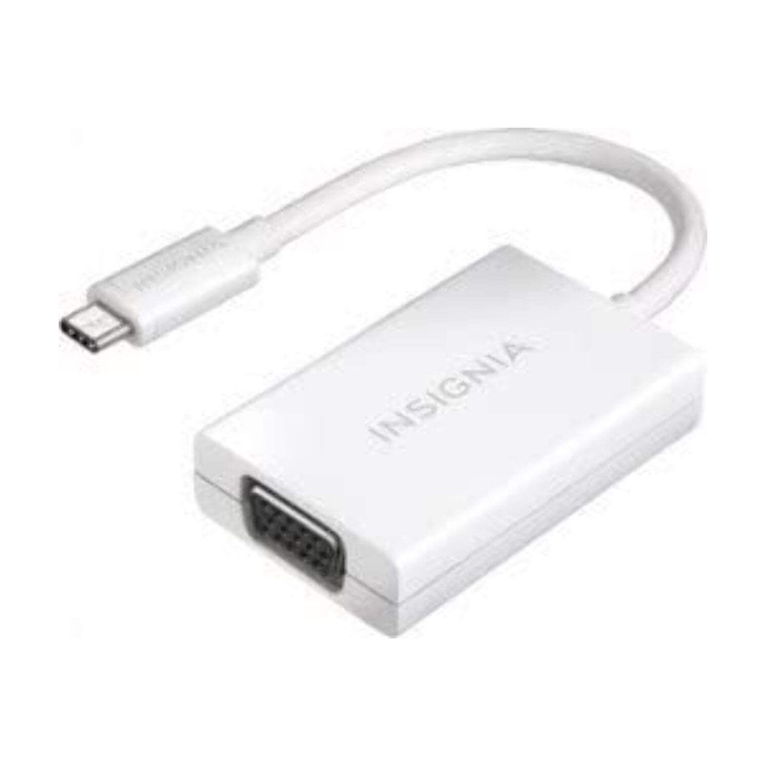 Boîte ouverte – Adaptateur USB de type C à VGA NS-PU369CVWH d’Insignia, blanc