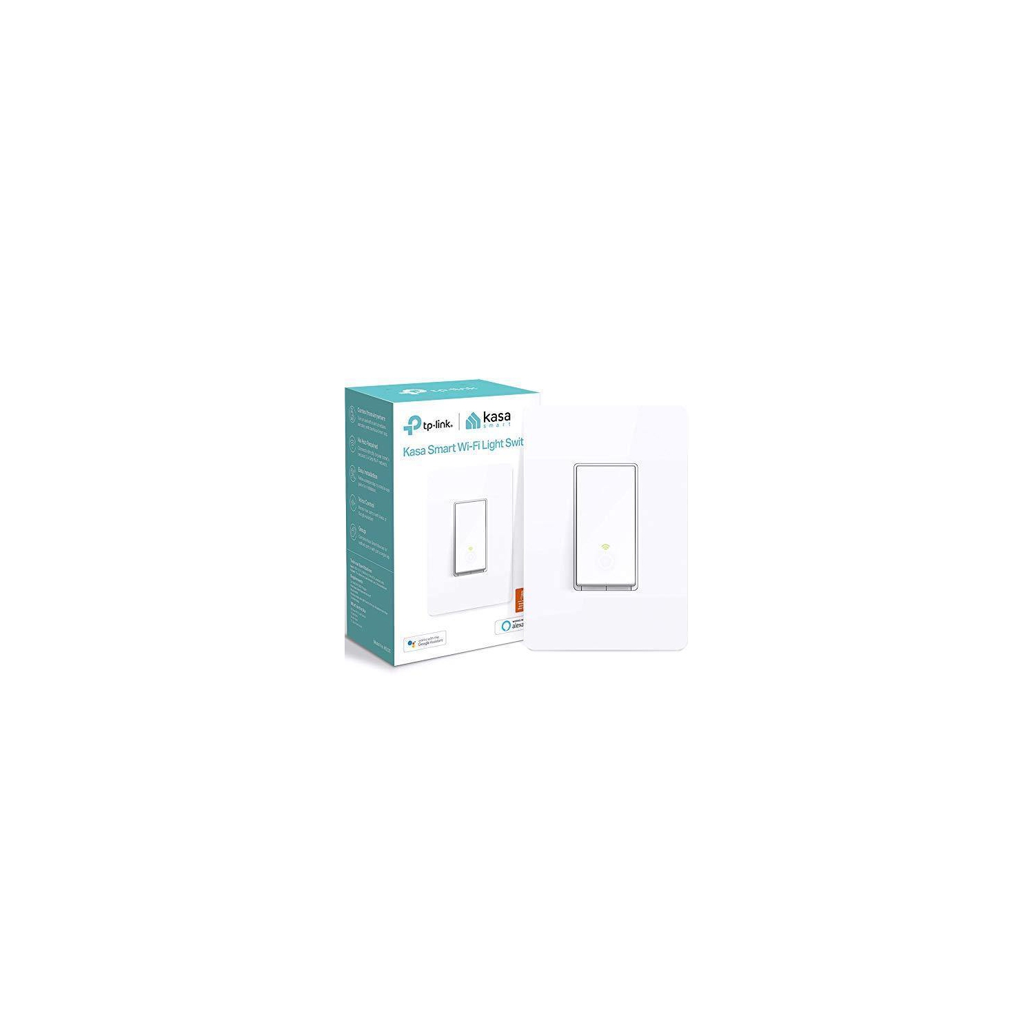 Refurbished (Good) - TP-Link HS200 Smart Home Kasa Smart Light Switch Single Pole -