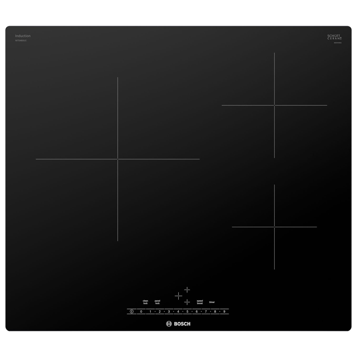 Bosch 24" 4-Element Induction Cooktop - Black