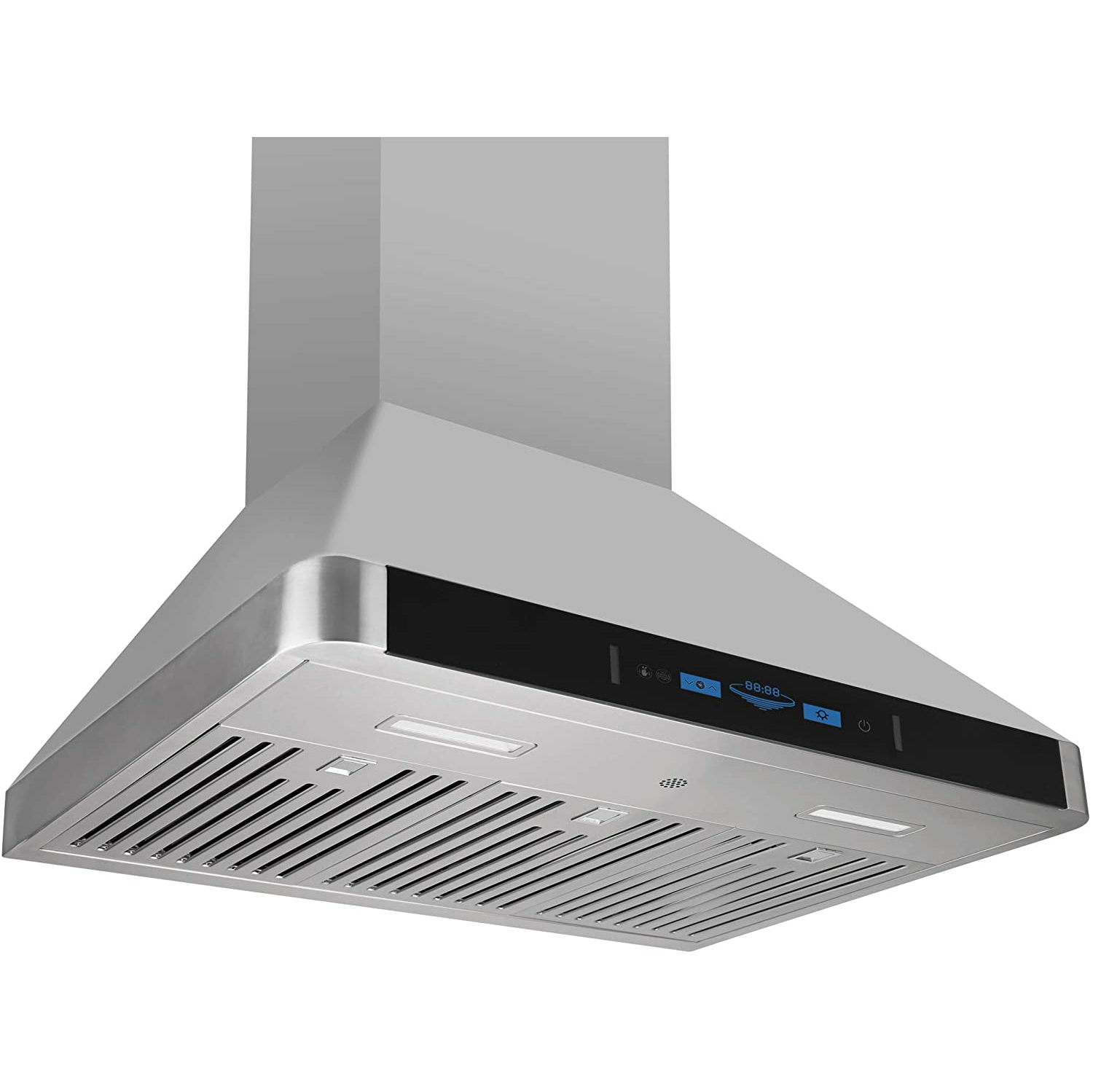 Hotte de cuisine murale en ACIER INOXYDABLE de 900 pi3/min de ROXON, hotte de 30 po, ventilateur de cuisine RXN-W42AH-30