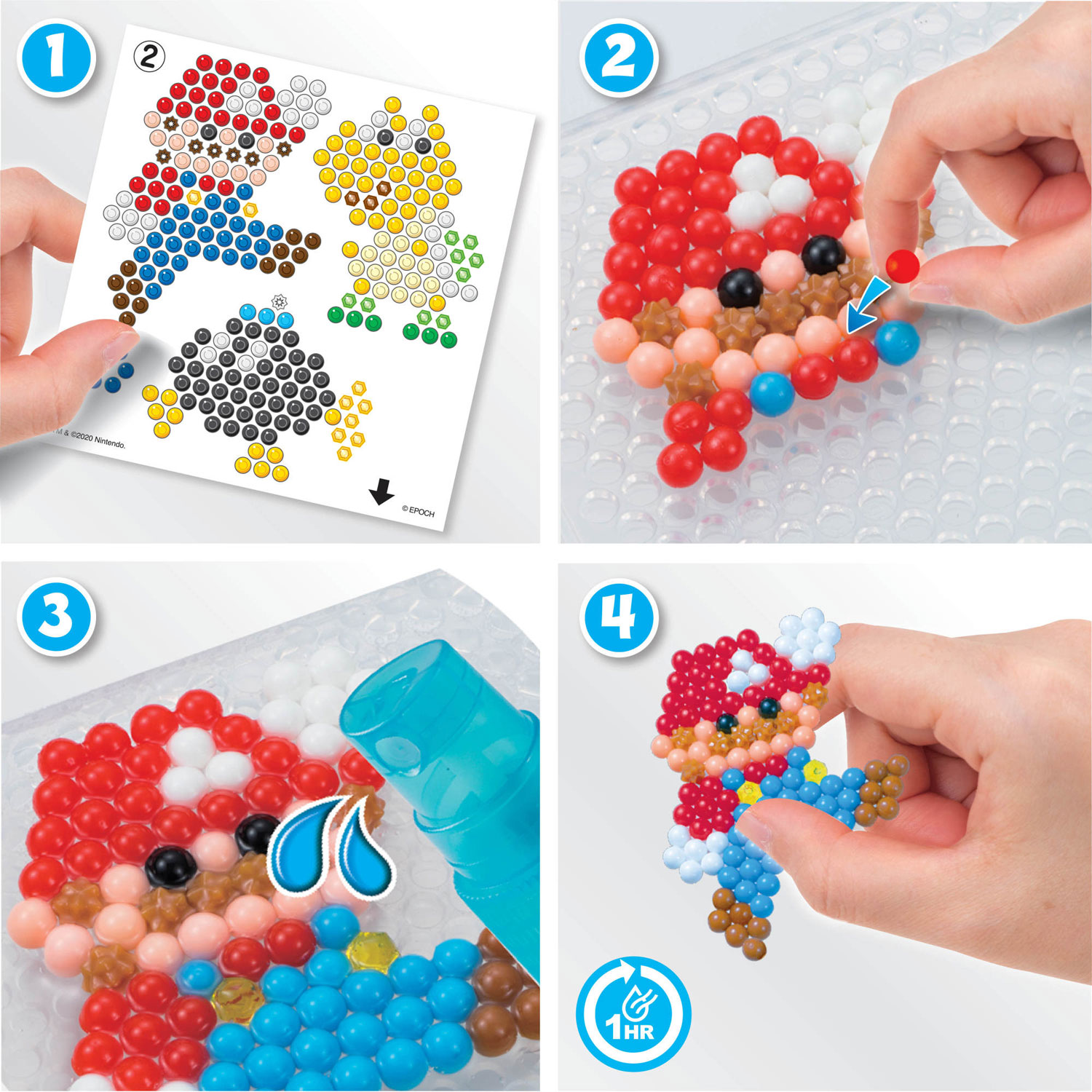 Cube créatif Super Mario d'Aquabeads