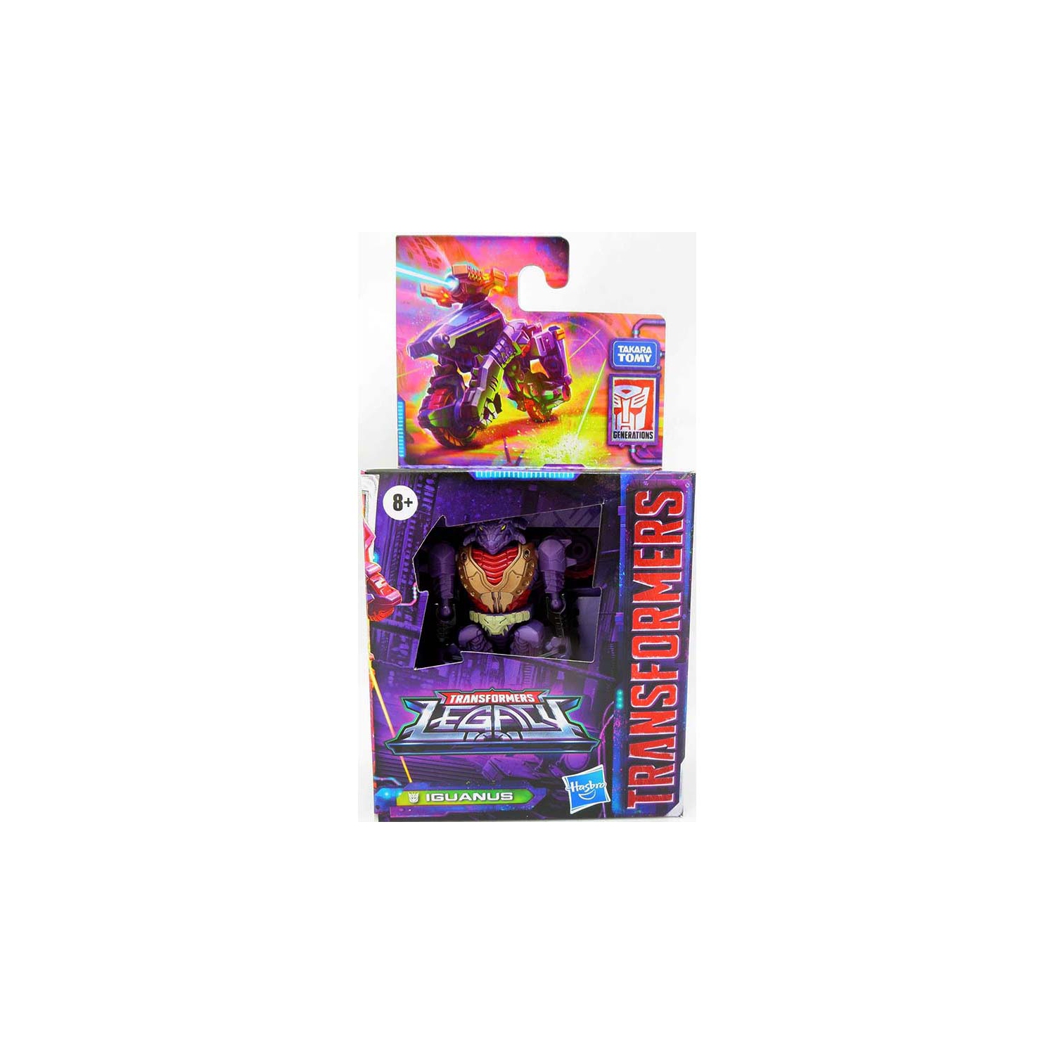 Transformers Generations Legacy de 3.5 po pour figurine d’action de classe Core Wave 1 - Iguanus