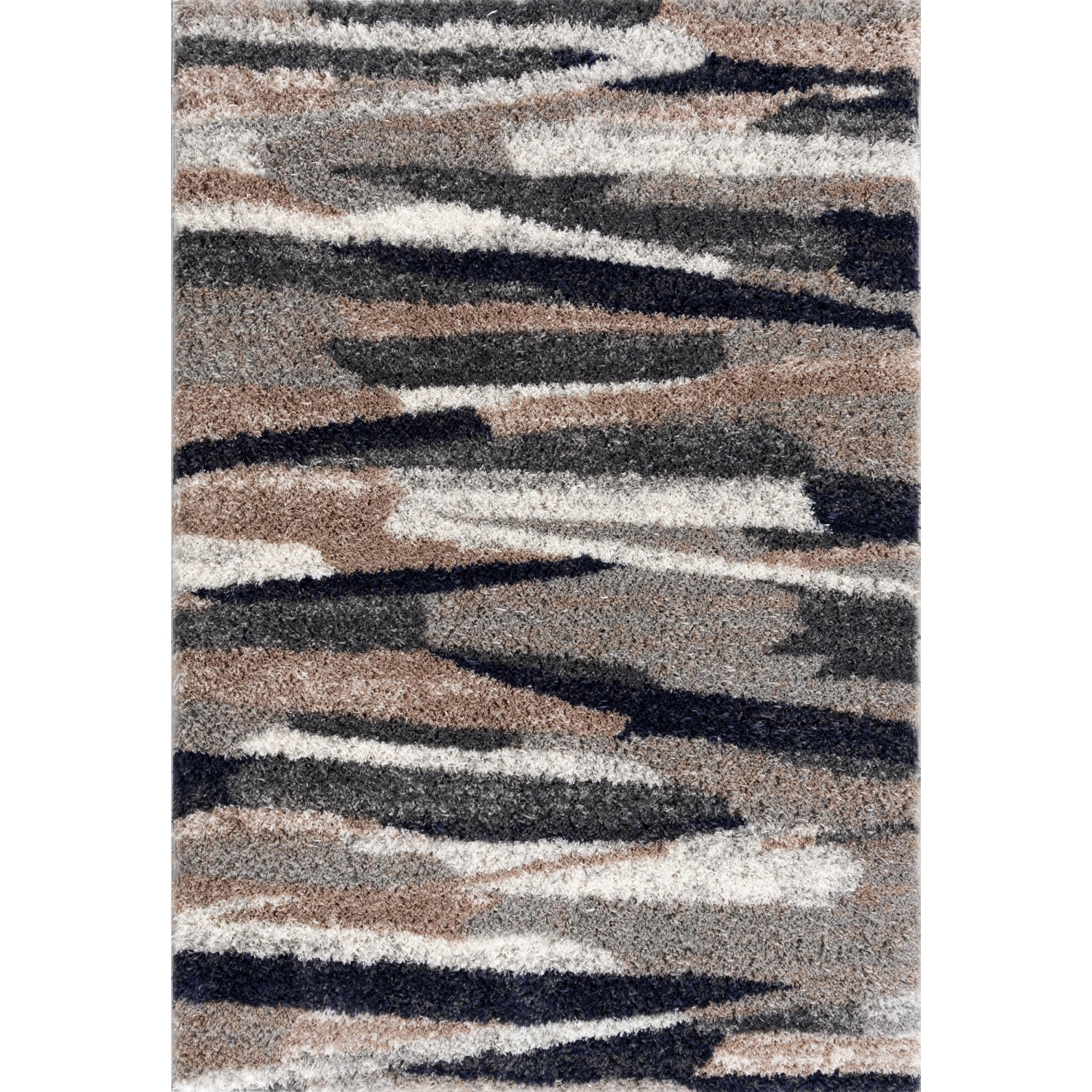 Rug Branch Cinder Contemporary Abstract Beige/Grey Indoor Area Rug