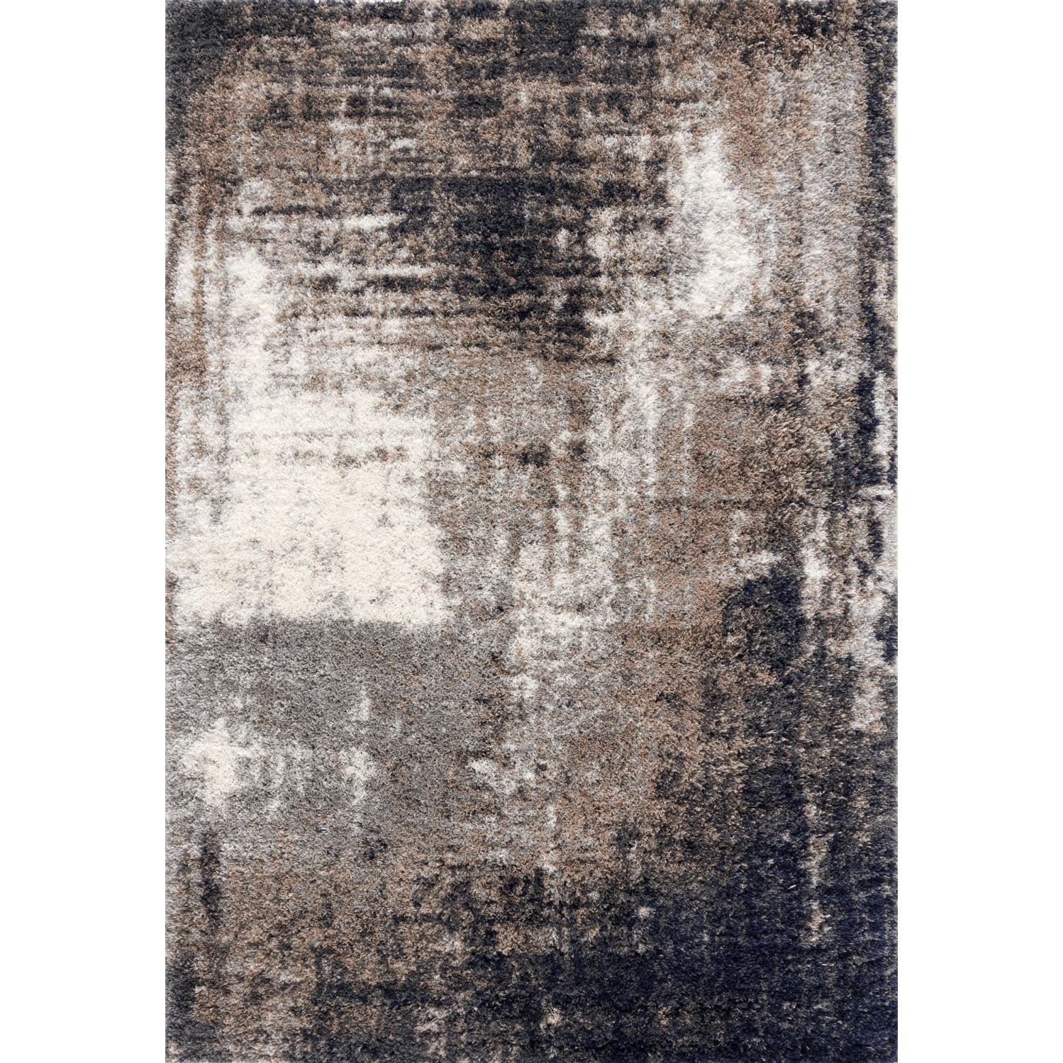 Rug Branch Sumi Contemporary Abstract Grey/White Indoor Area Rug