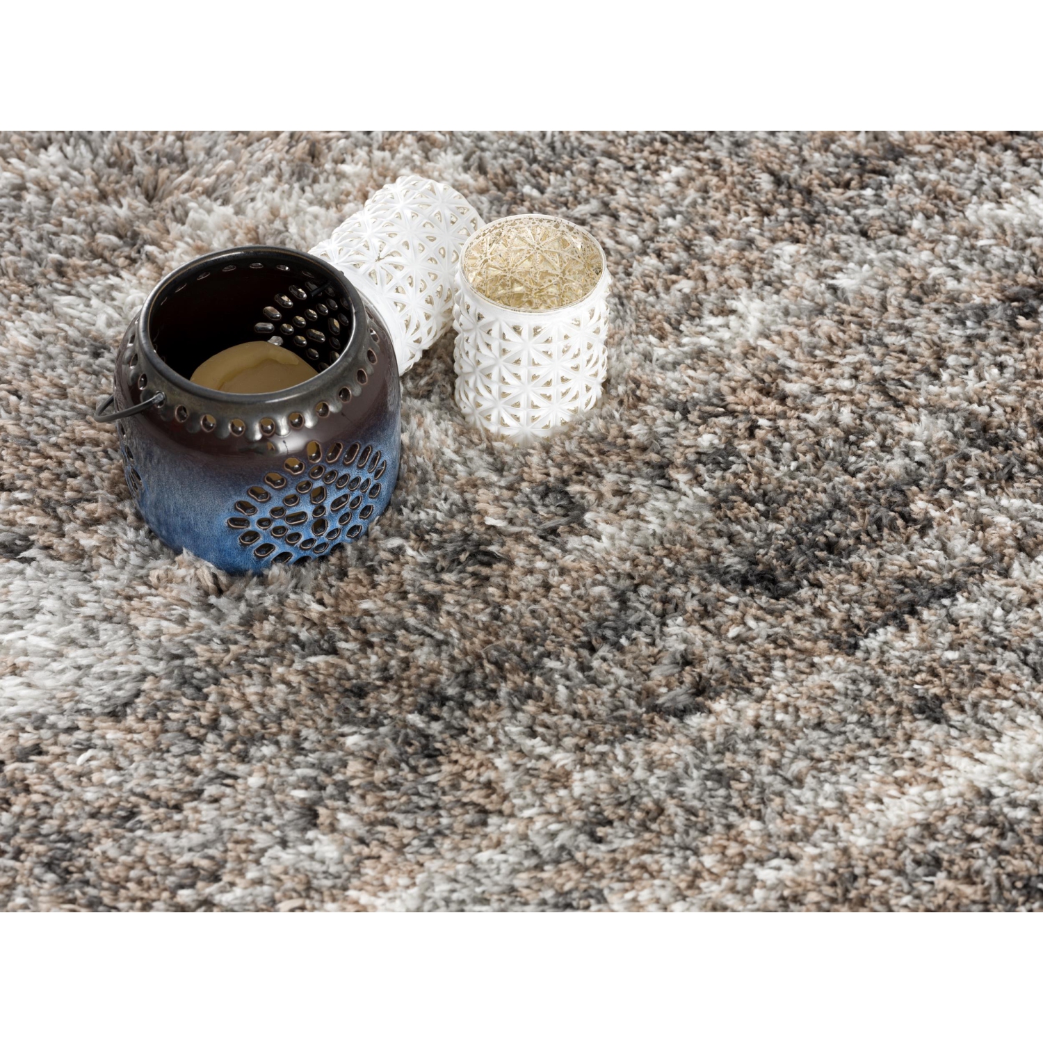 Rug Branch Soren Contemporary Tonal Stripe Beige/Brown Indoor Area Rug