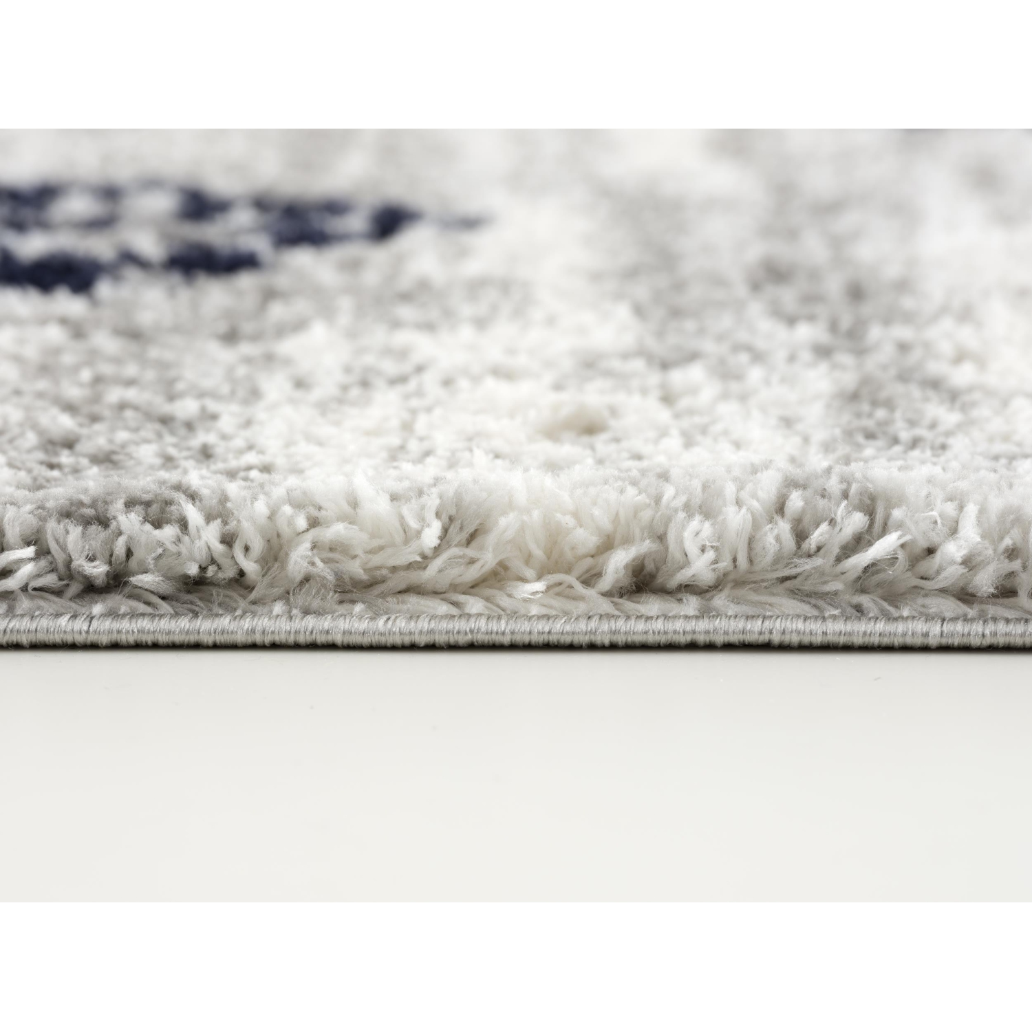 Rug Branch Azel Contemporary Moroccan Grey/Blue Indoor Area Rug