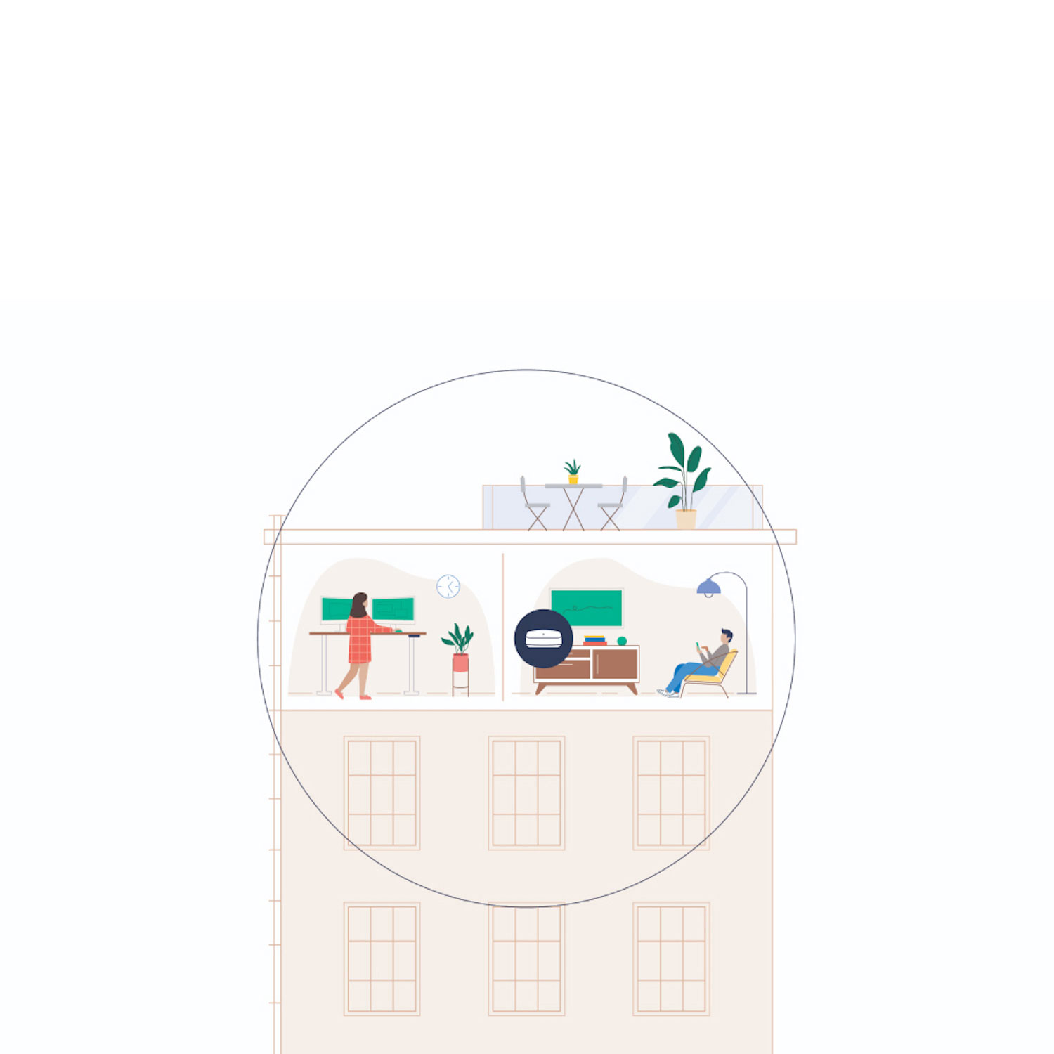 eero Pro 6E Tri-Band Whole Home Mesh Wi-Fi 6E Router