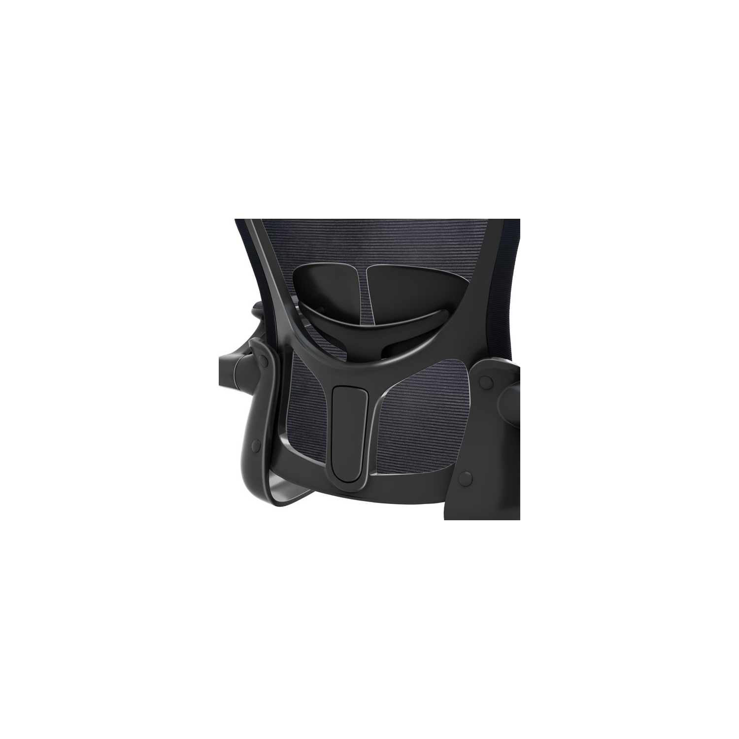 Chaise de bureau ergonomique CoolHut avec dossier réglable et filet respirant - Noir