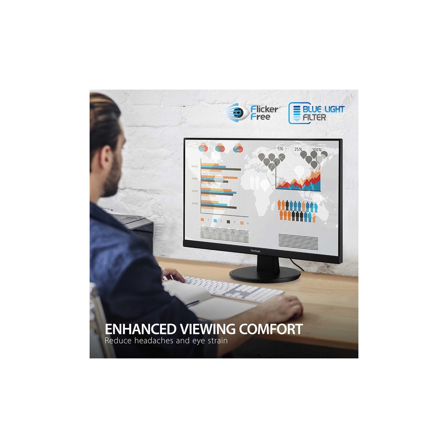 ViewSonic VA2247-MH Widescreen LCD Monitor