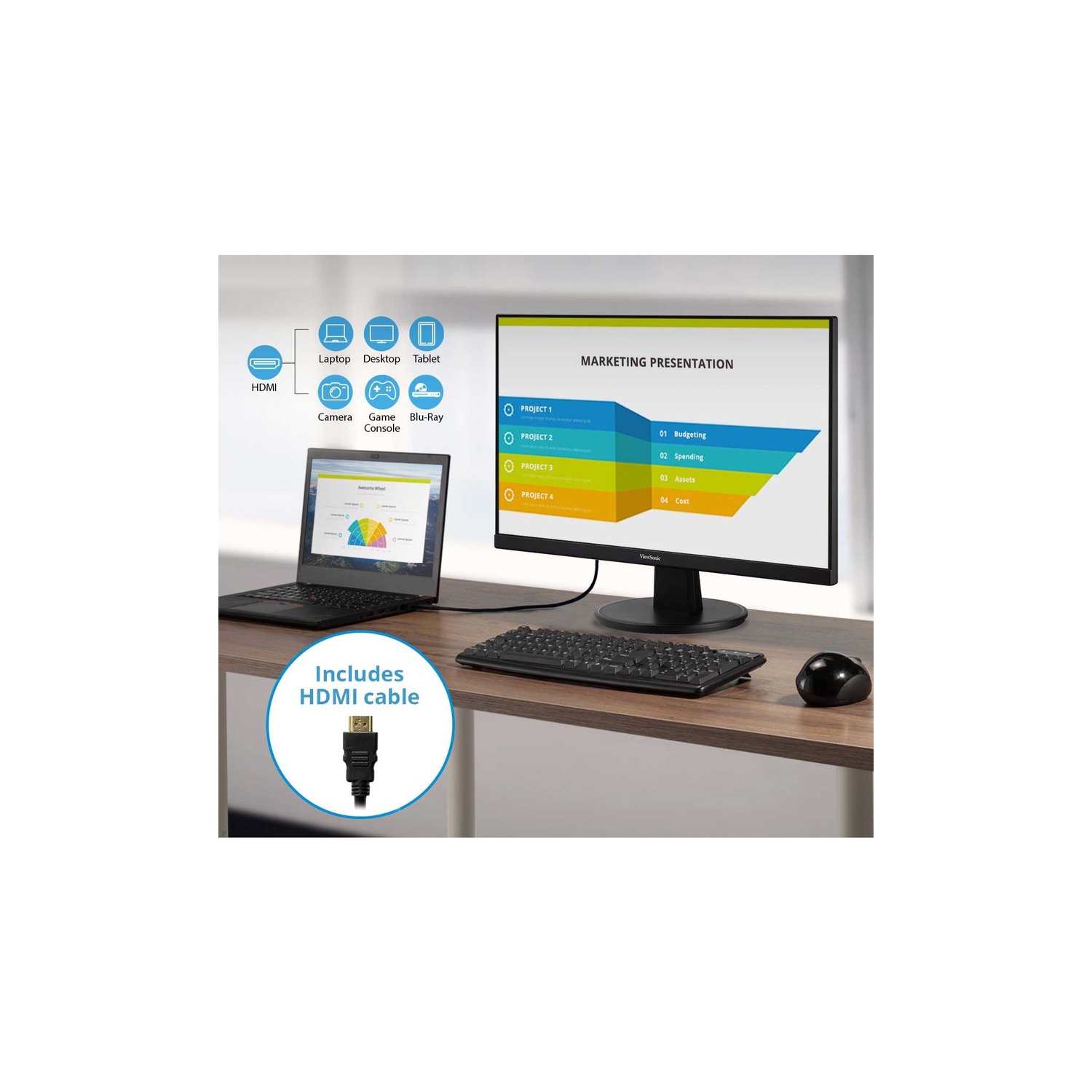 ViewSonic VA2247-MH Widescreen LCD Monitor