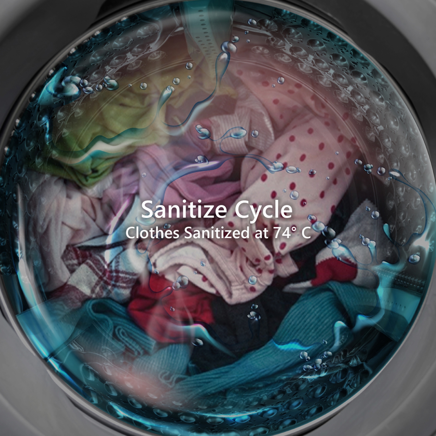 Super laveuse Equator 1,9 pi3/18&nbsp;lb Allergen Sani 1400&nbsp;tr/min 110&nbsp;V blanche pour l'hiver