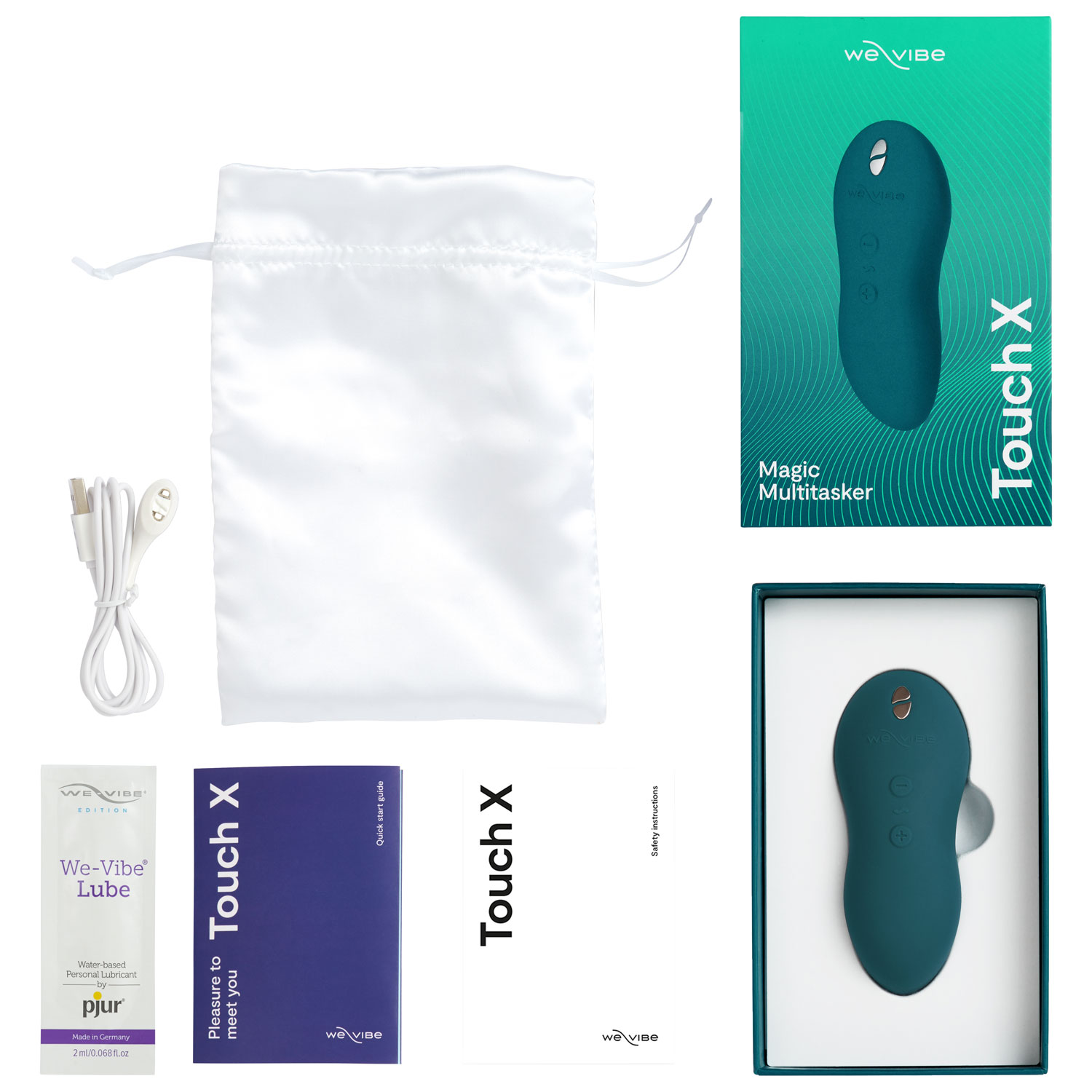 We-Vibe Touch X Vibrator - Green Velvet