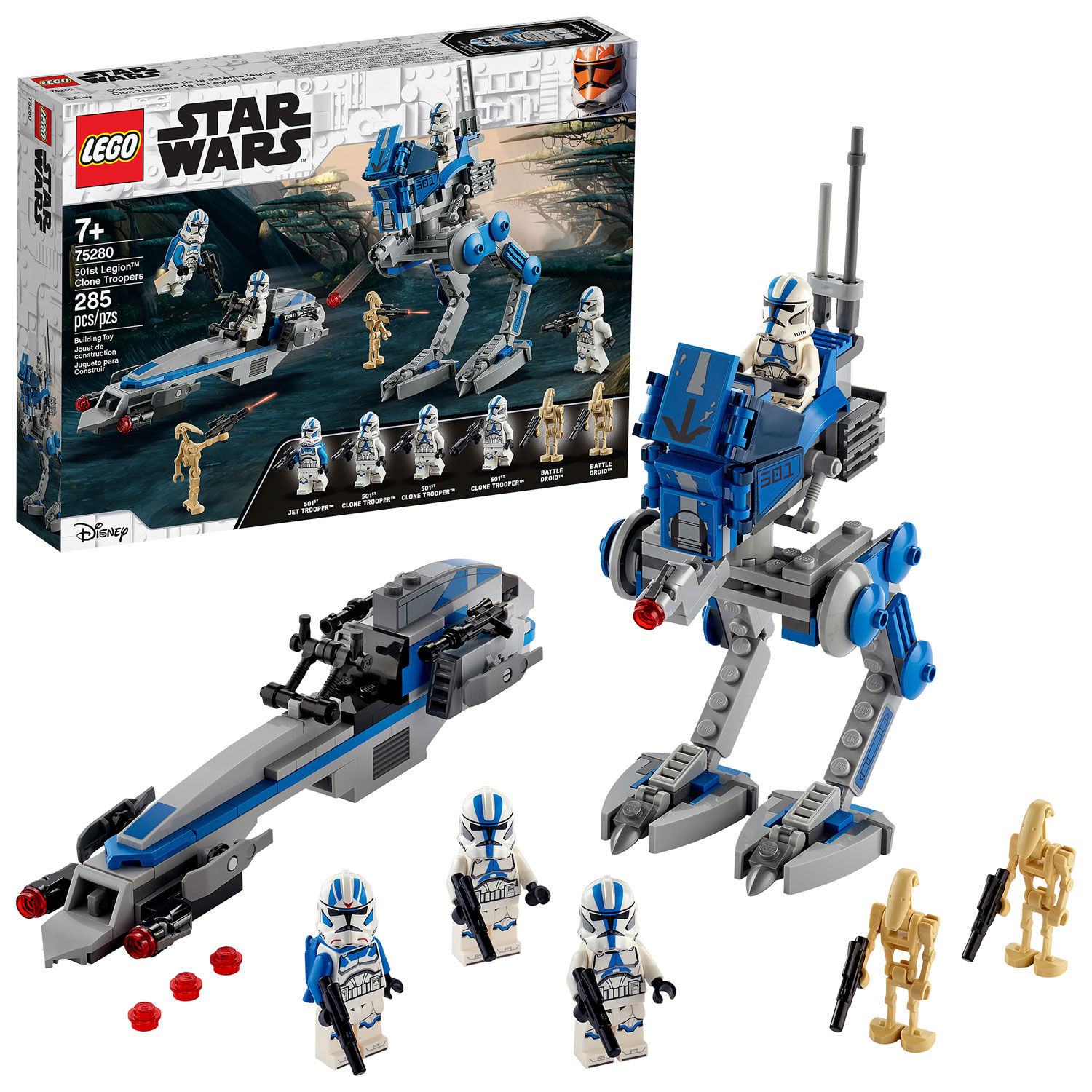 LEGO Star Wars 501st Legion Clone Troopers - 285 Pieces (75280)