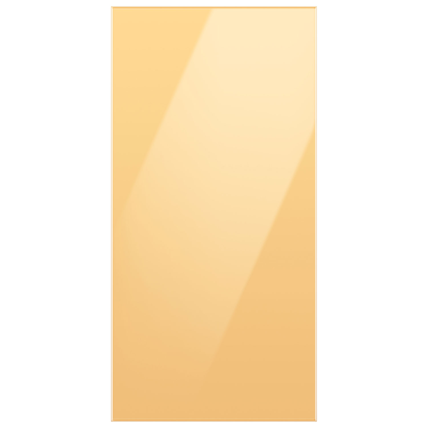 Panneau pour réfrigérateur à 4 portes BESPOKE de Samsung - Panneau supérieur - Verre jaune soleil levant