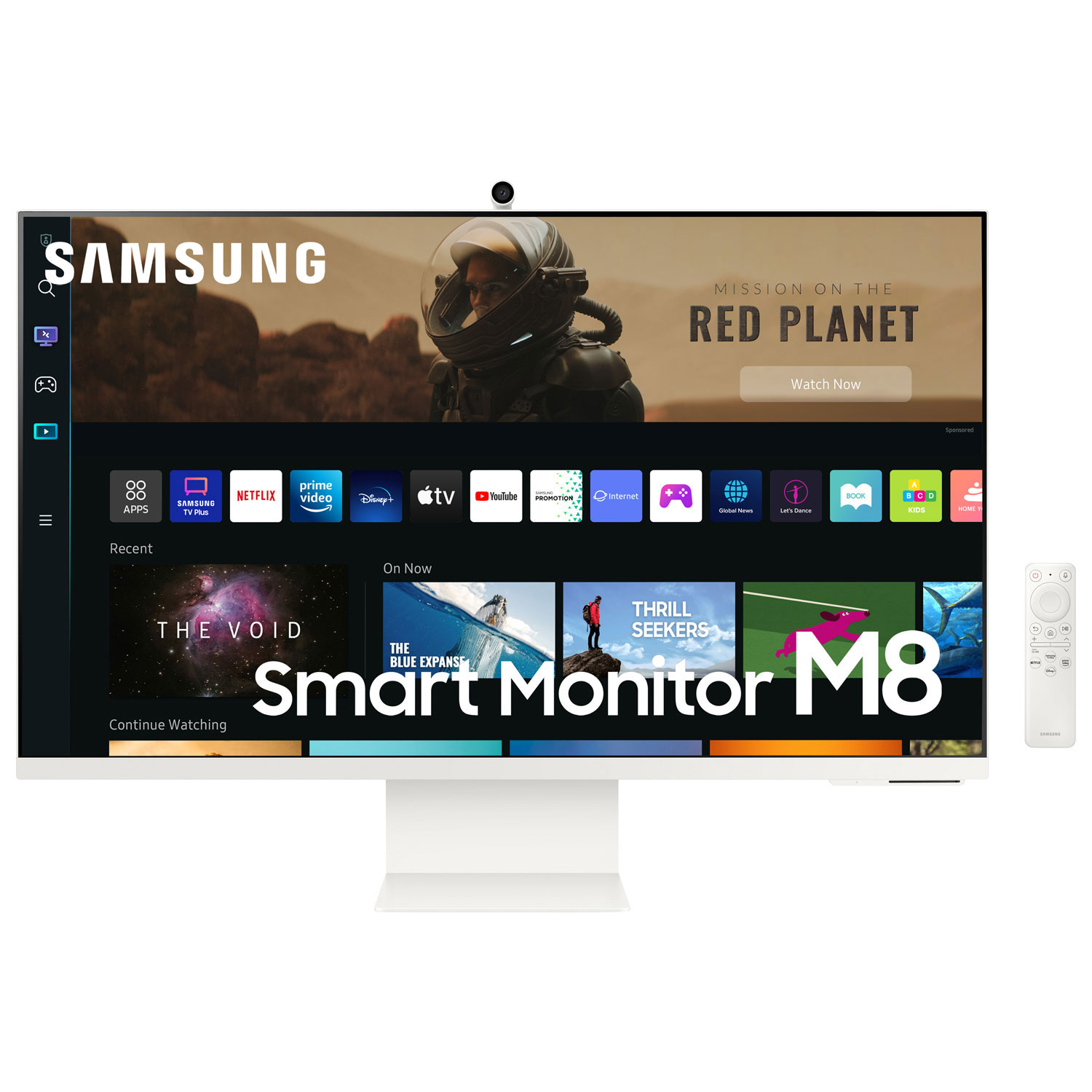 Samsung M8 32" 4K Ultra HD 60Hz 4ms GTG VA LED Smart Monitor (LS32BM801UNXGO) - Warm White