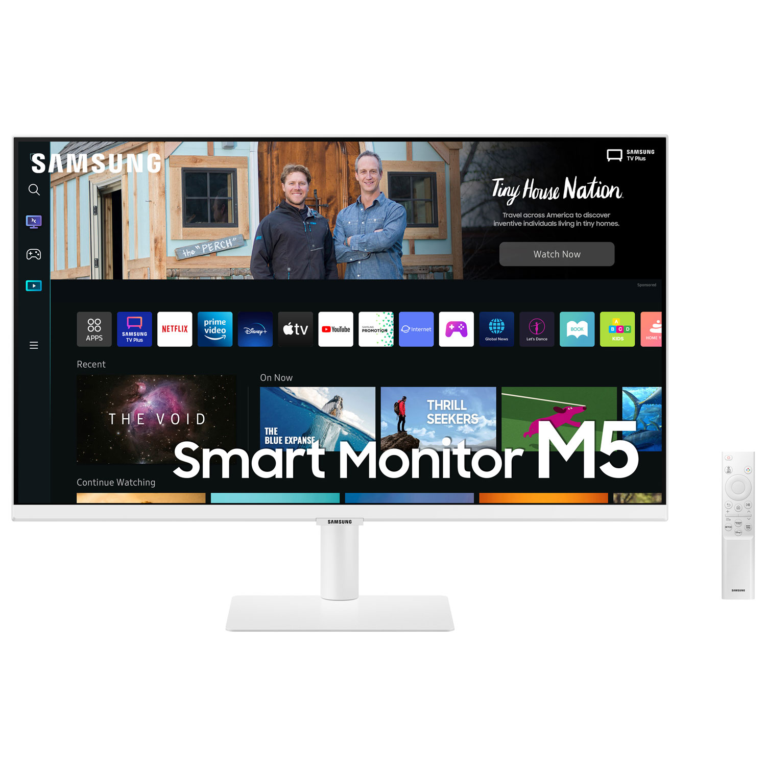 Samsung 32" FHD 60Hz 4ms GTG VA LED Smart Monitor (LS32BM501ENXZA) - White