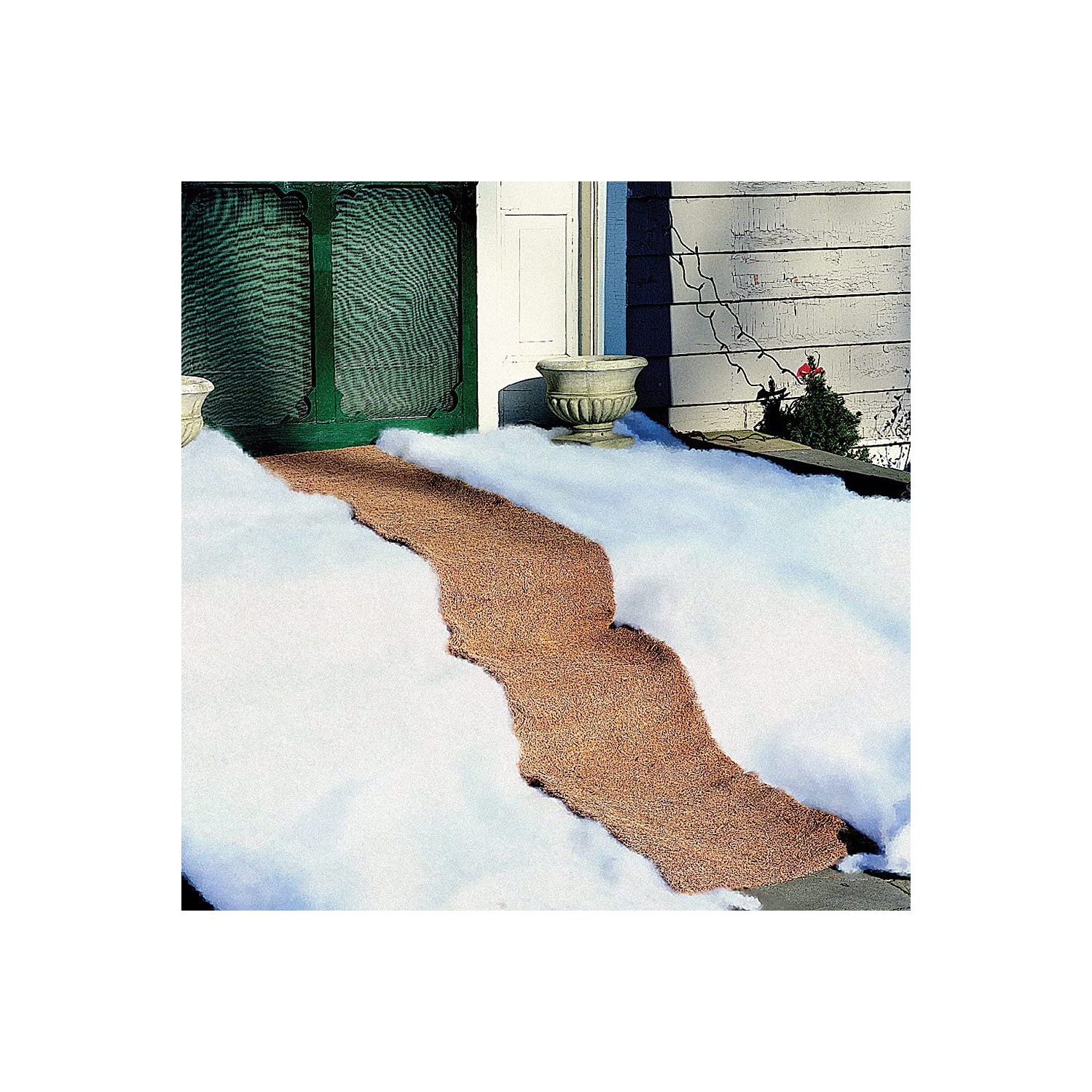 CloseoutZone (Set/4) Ice Carpet Mats - Non Slip Walkway Winter Weather Snow  Safety 