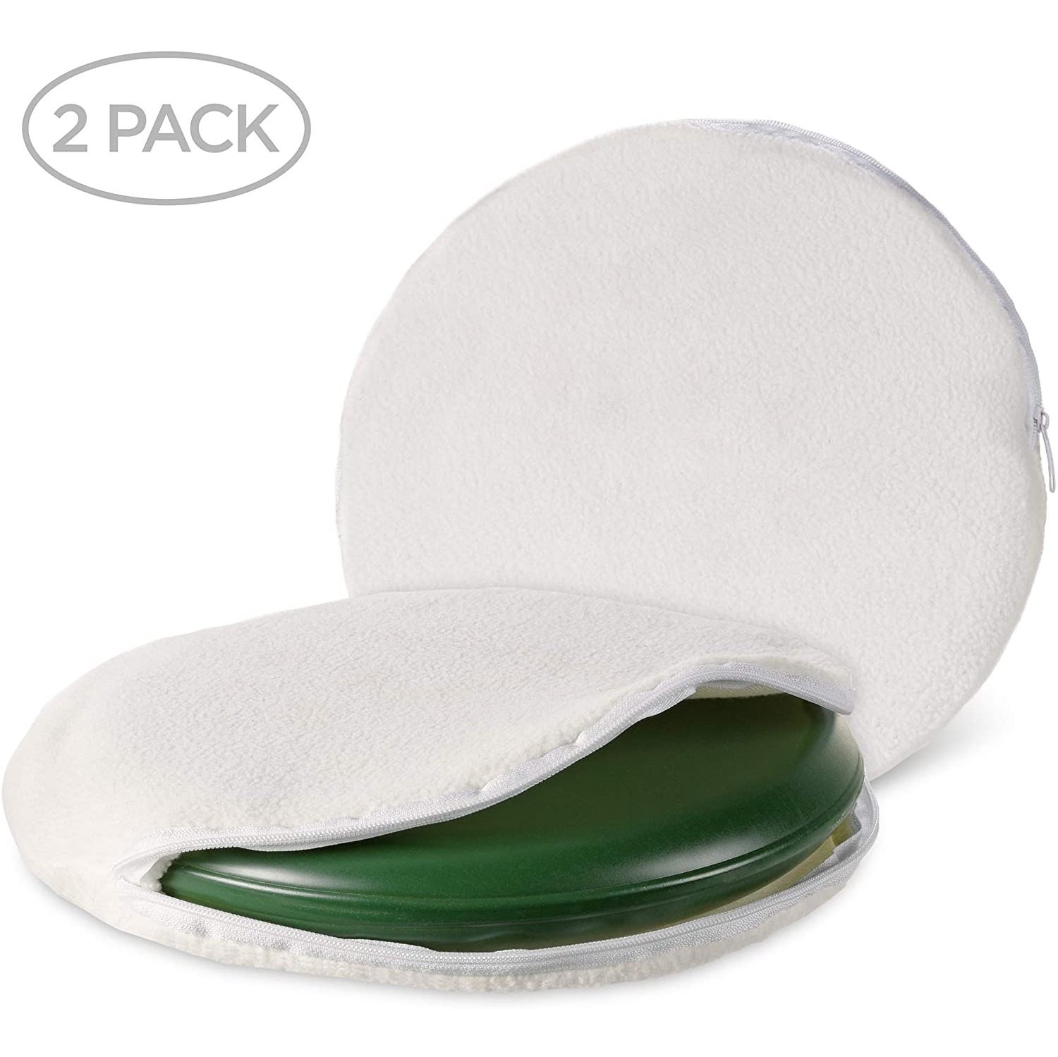 Housse de rechange pour coussin chauffant pour animaux de compagnie allant au micro-ondes d'Arf Animaux - Paquet de 2