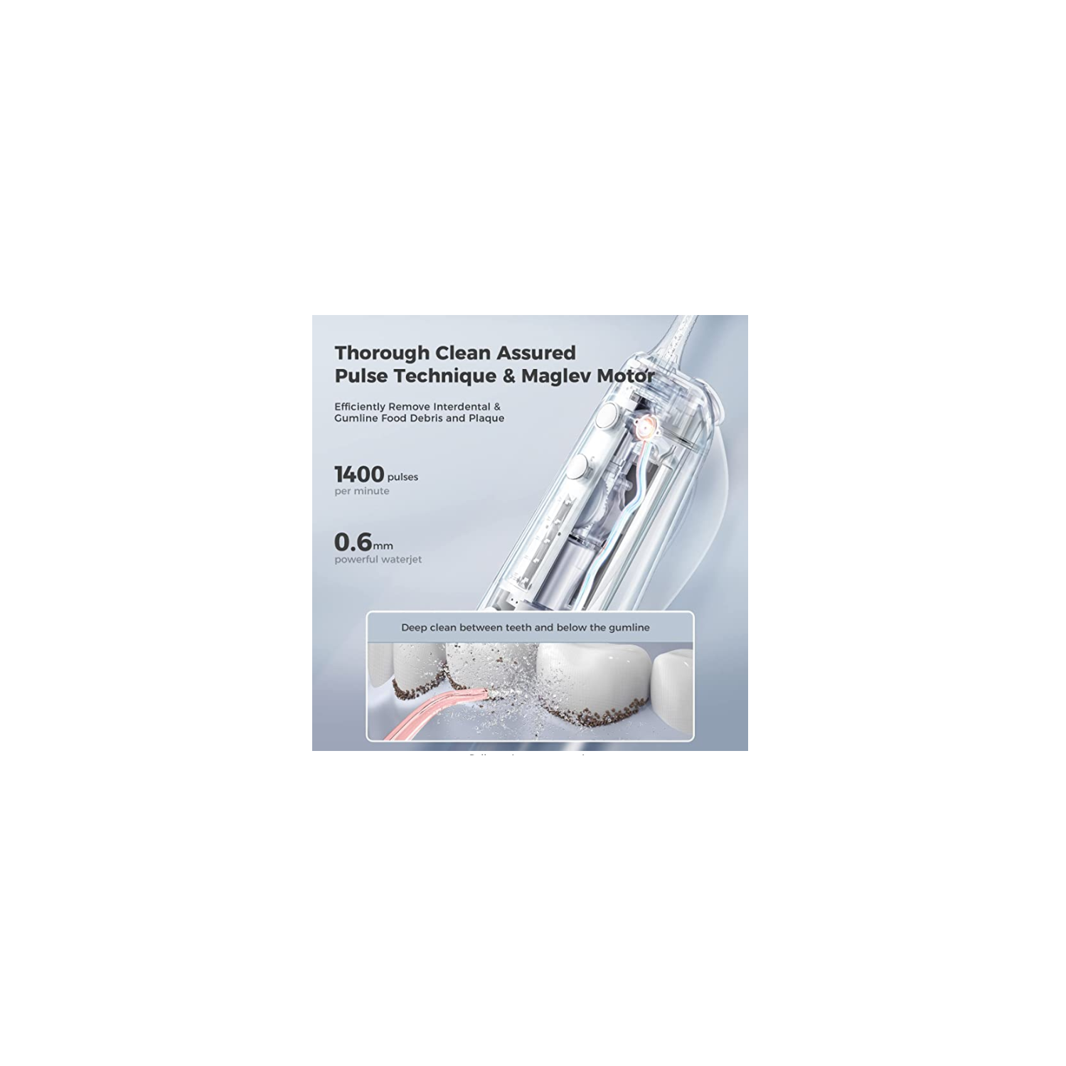Hydropulseur Oclean W10, irrigateur oral portatif
